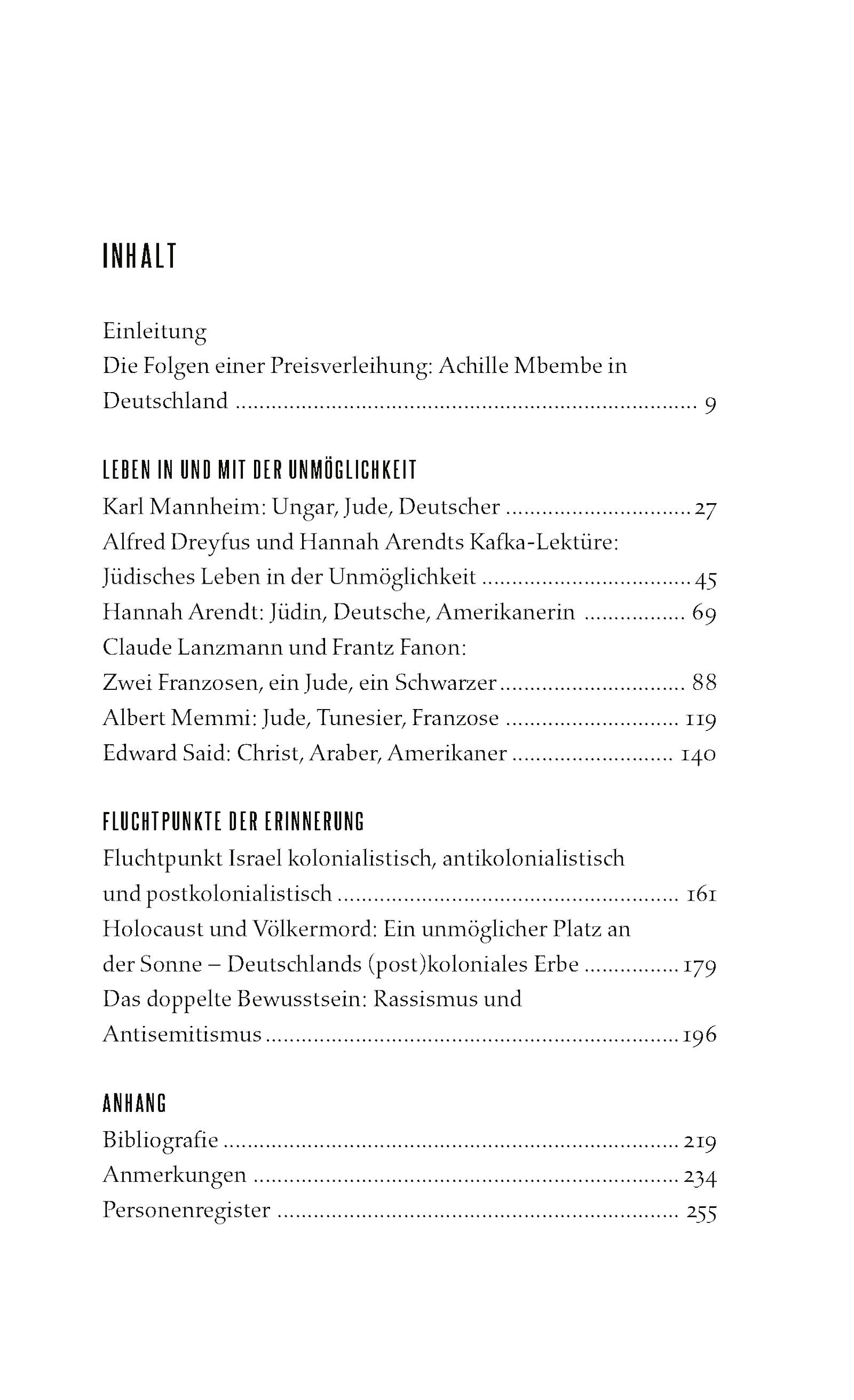 Beispielinhalt (Bild) Fluchtpunkte der Erinnerung