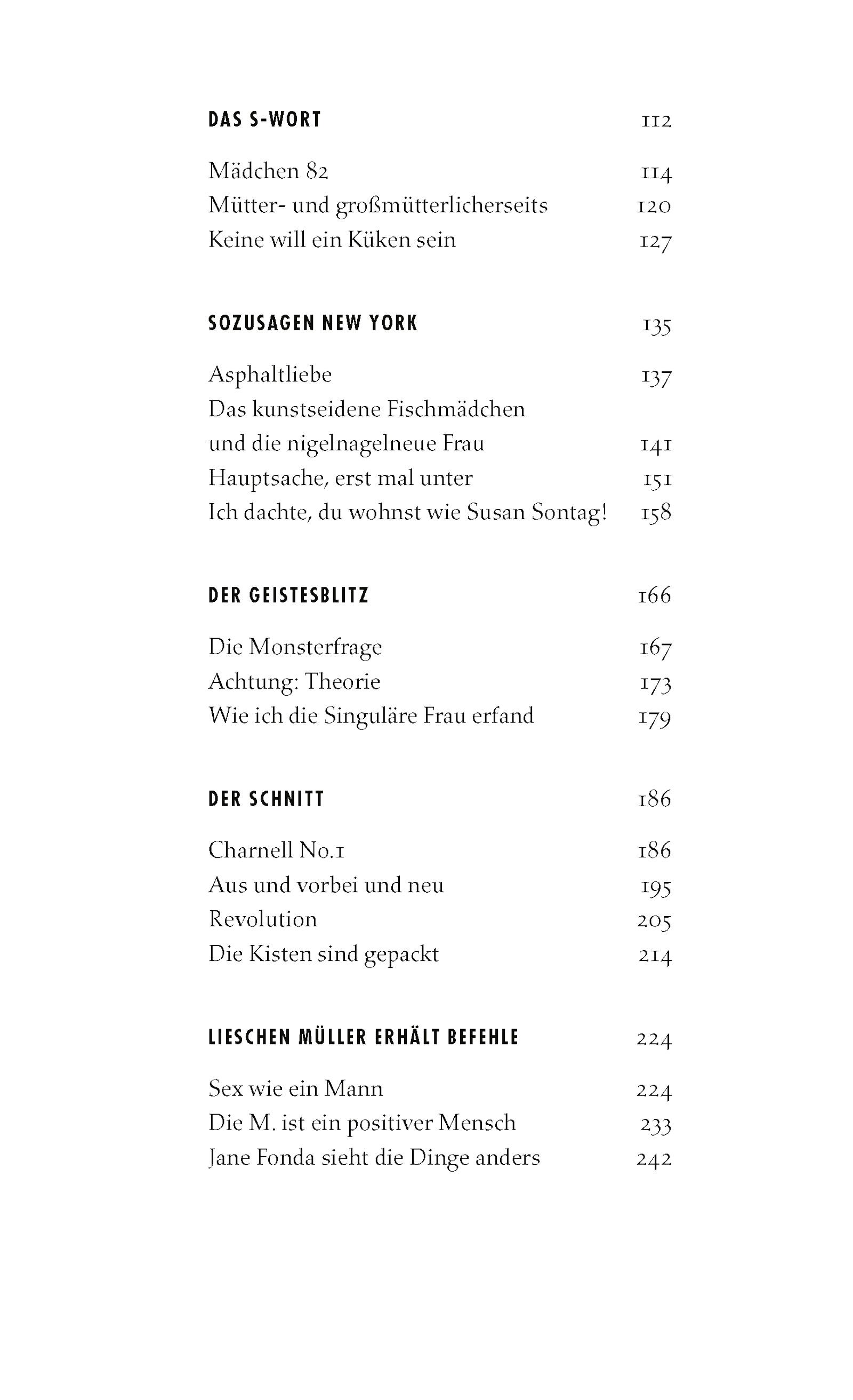 Beispielinhalt (Bild) Die Singuläre Frau