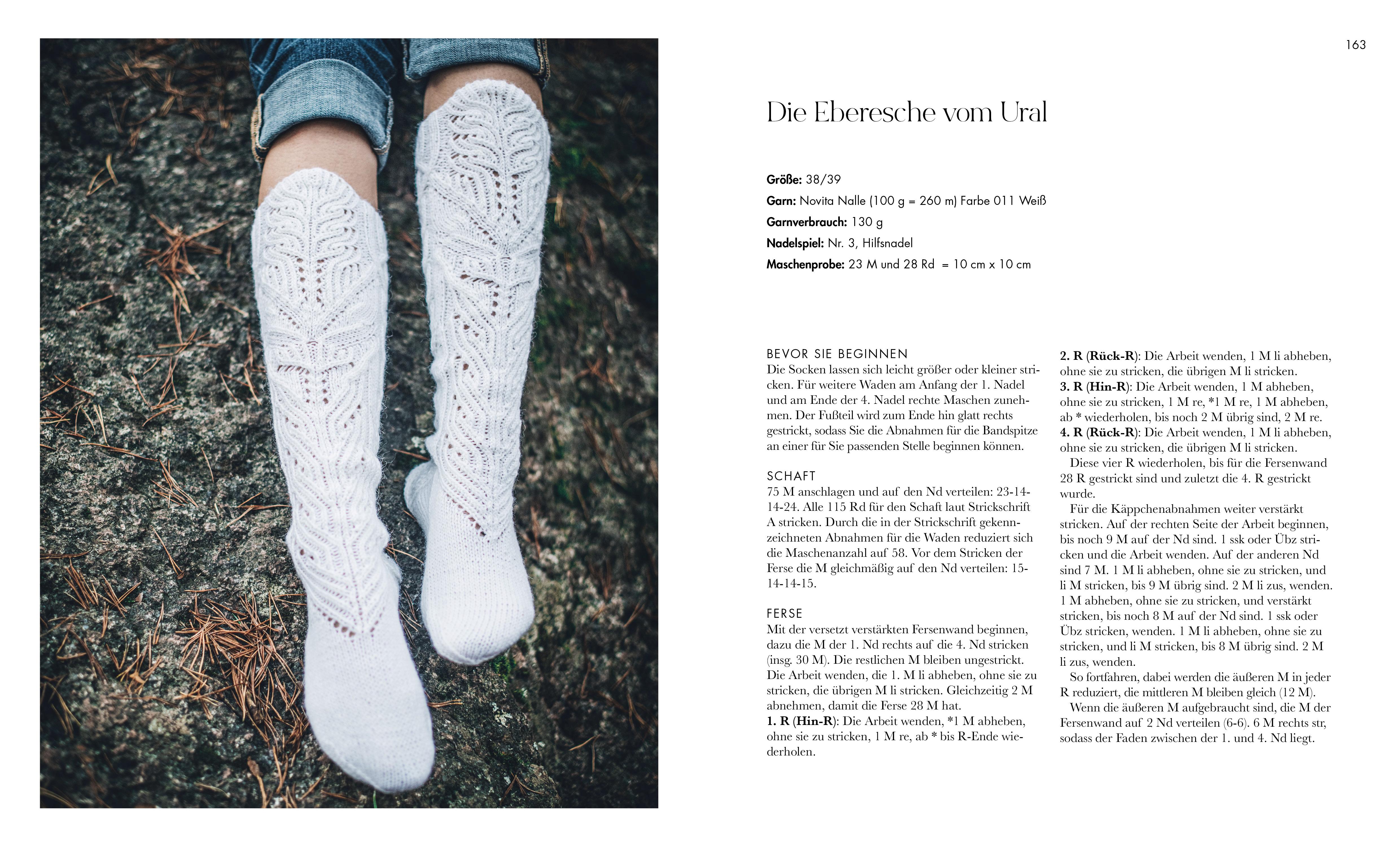 Beispielinhalt (Bild) Finnische Socken stricken. Eine Liebesgeschichte.