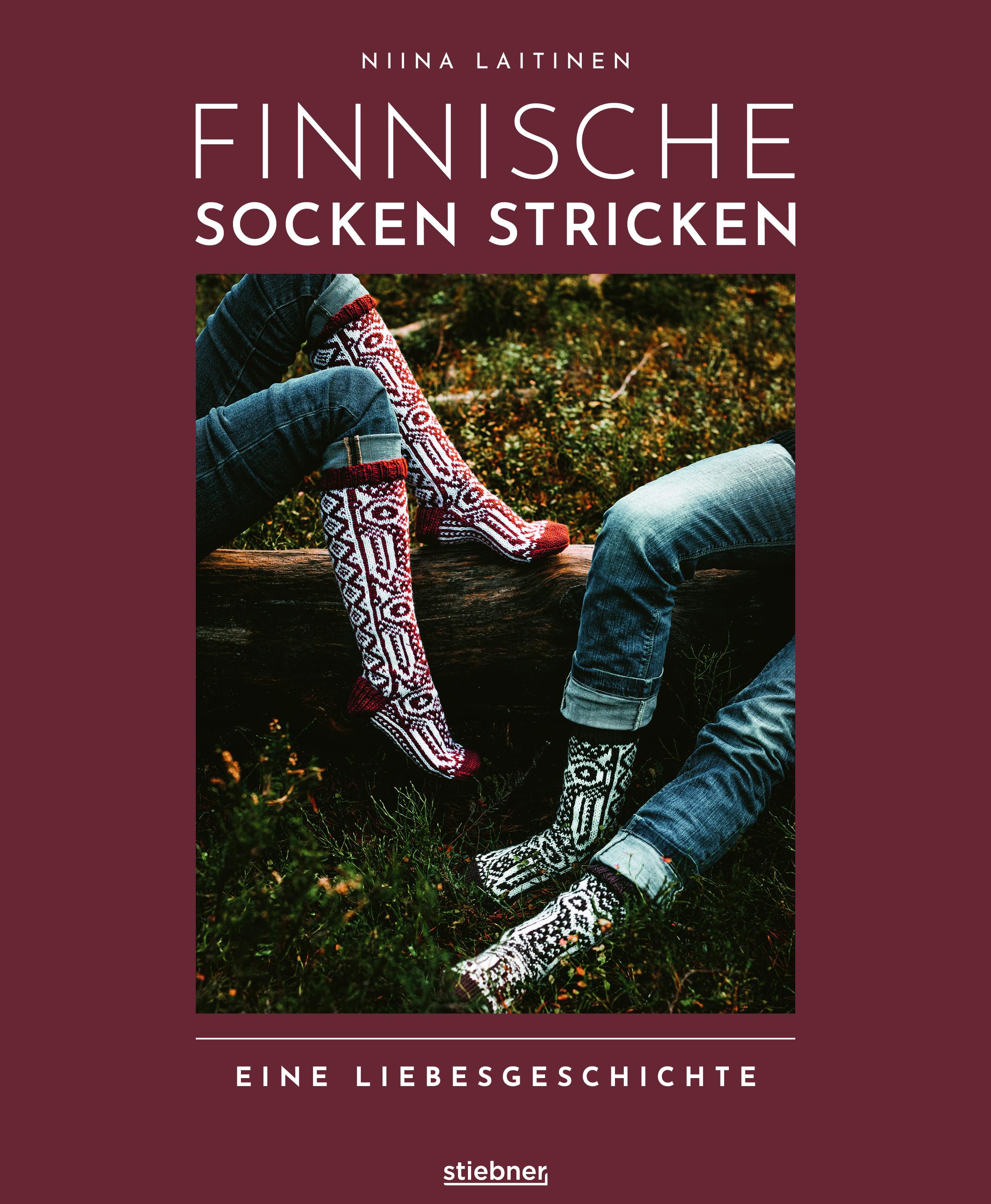 Vorderes Coverbild Finnische Socken stricken. Eine Liebesgeschichte.