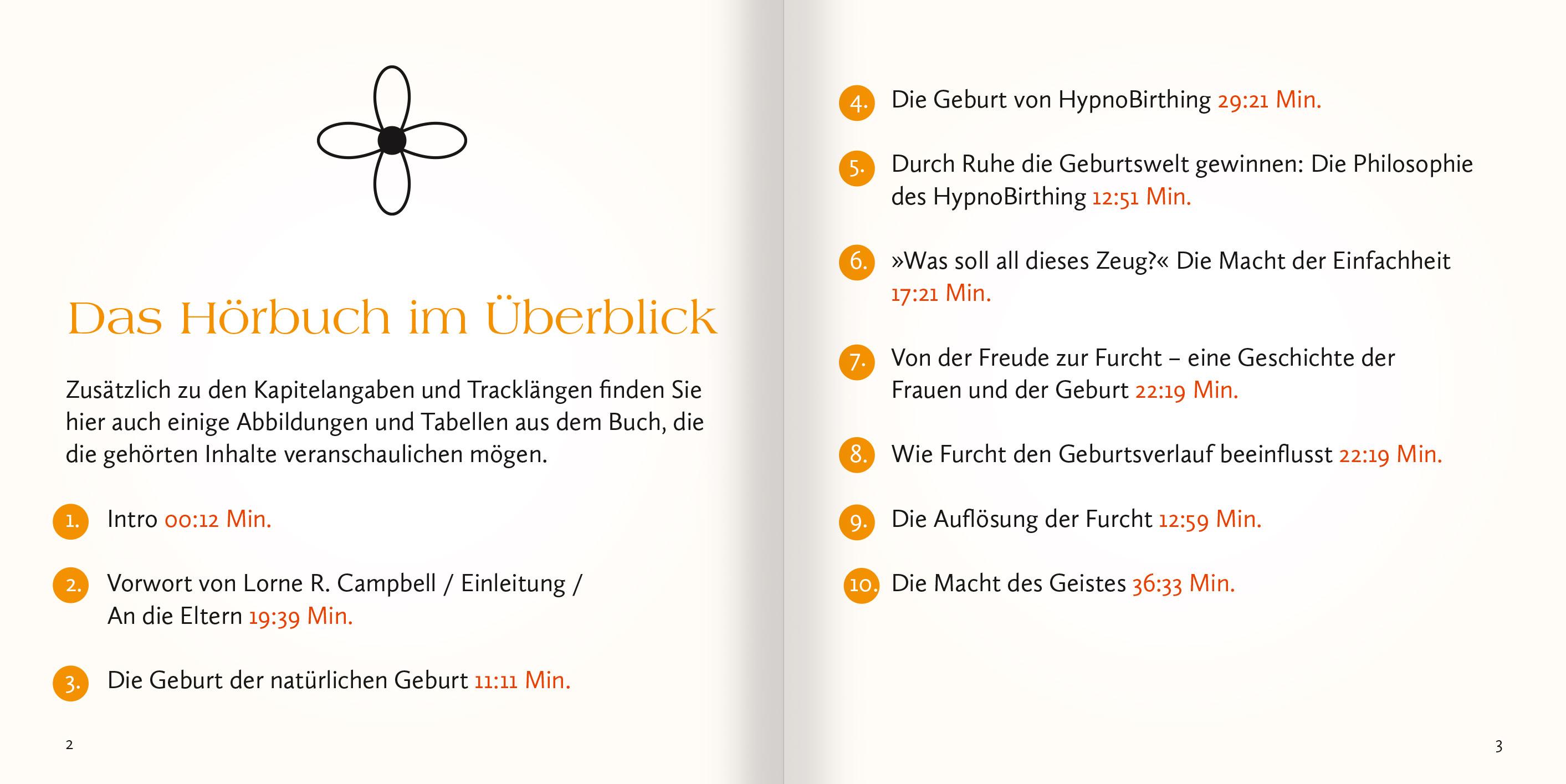 Beispielinhalt (Bild) HypnoBirthing. Das Hörbuch