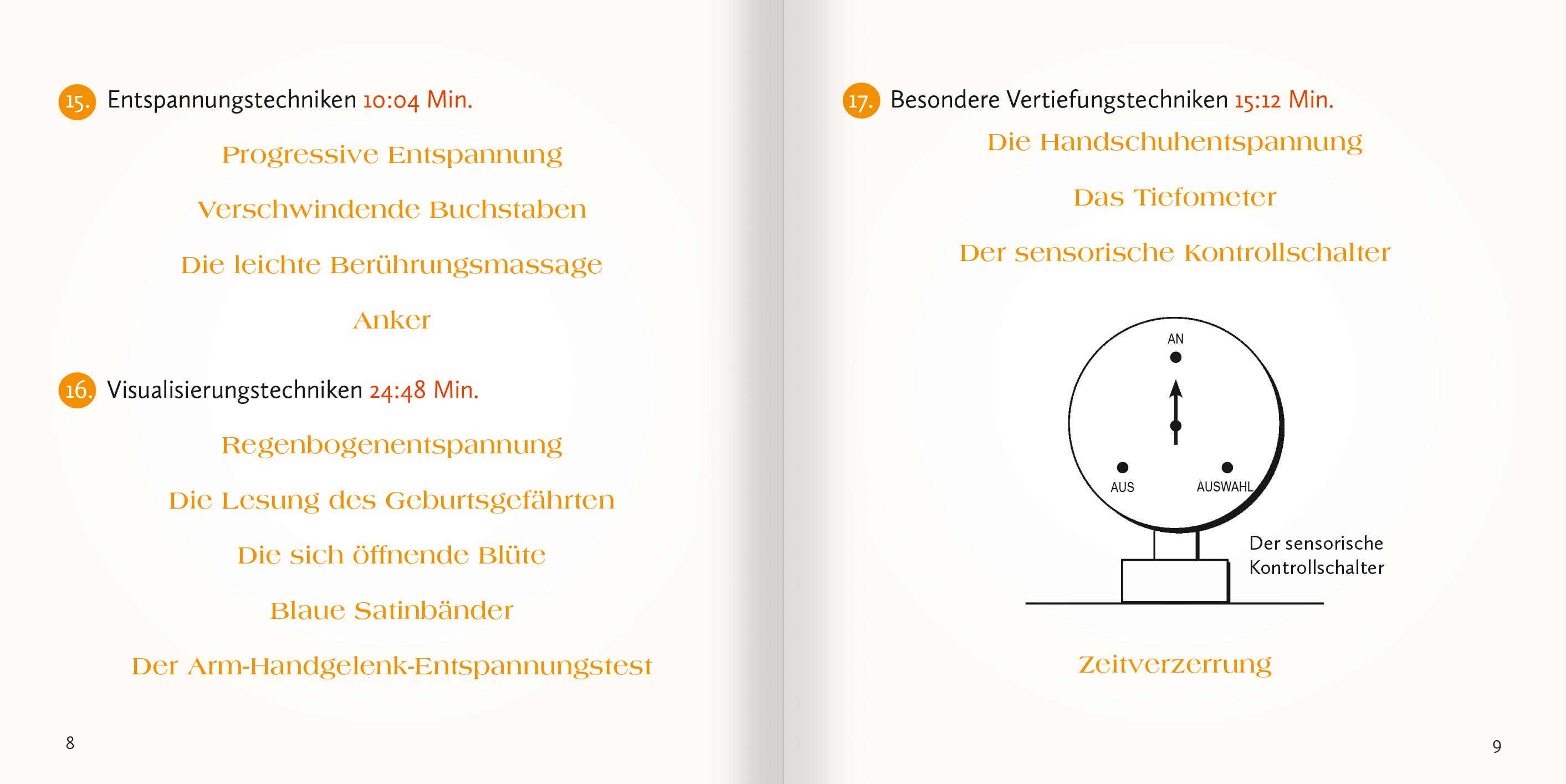 Beispielinhalt (Bild) HypnoBirthing. Das Hörbuch