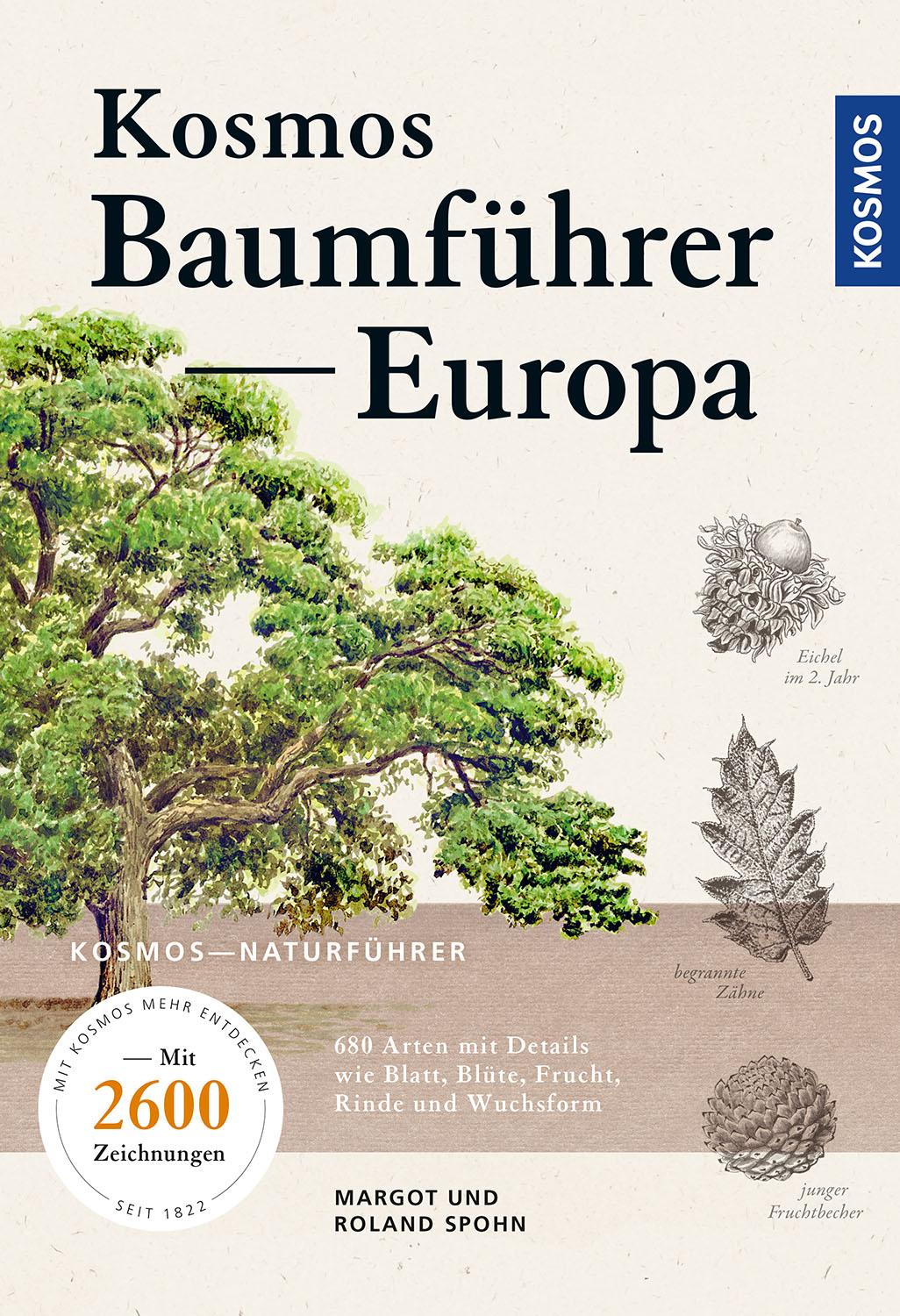 Vorderes Coverbild Der Kosmos-Baumführer Europa