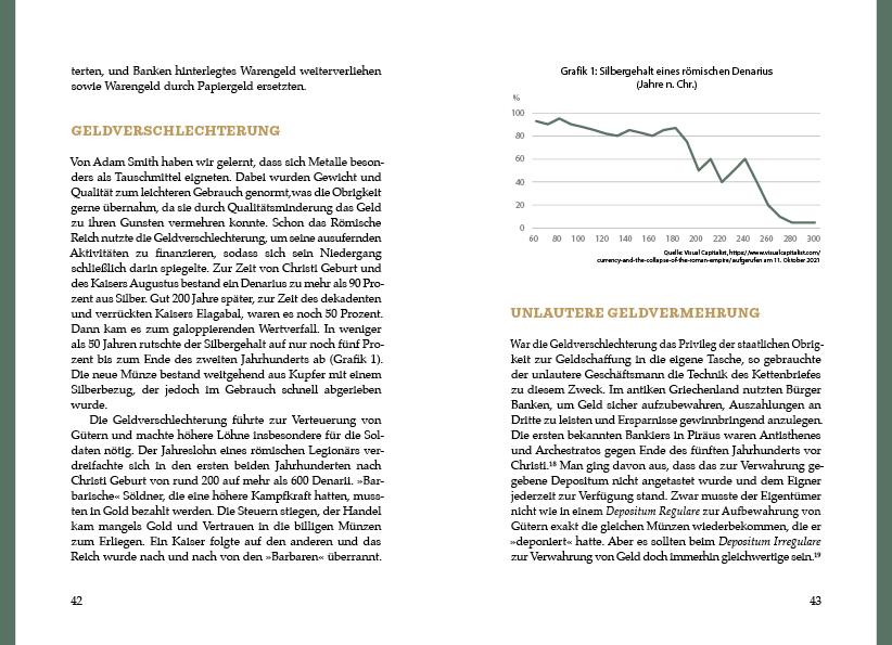 Beispielinhalt (Bild) Das Inflationsgespenst