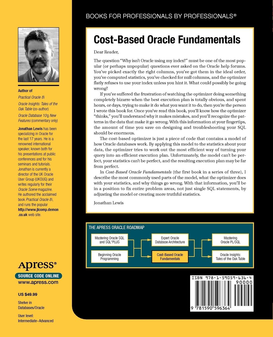 Rückseitencover Cost-Based Oracle Fundamentals