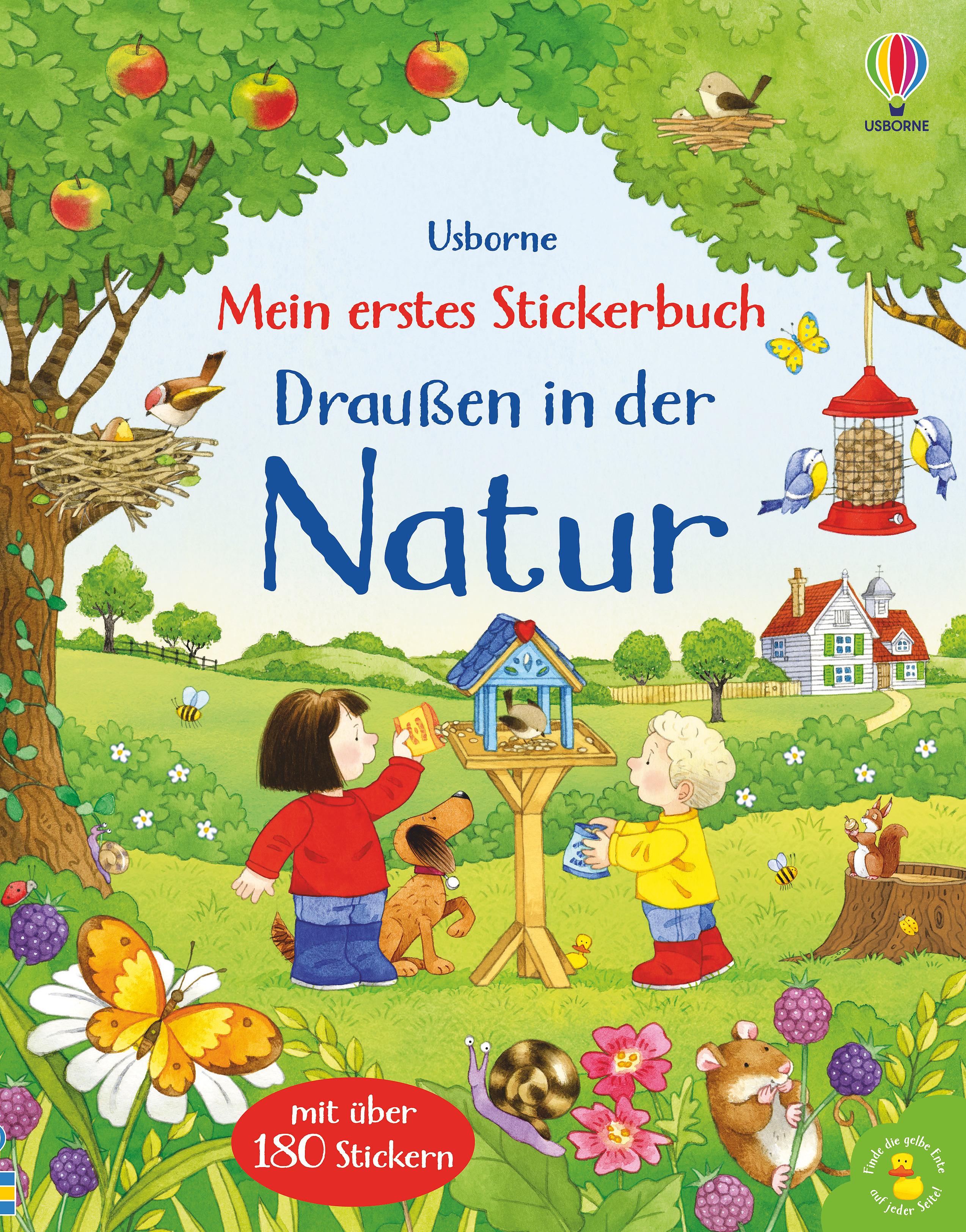 Vorderes Coverbild Mein erstes Stickerbuch: Draußen in der Natur