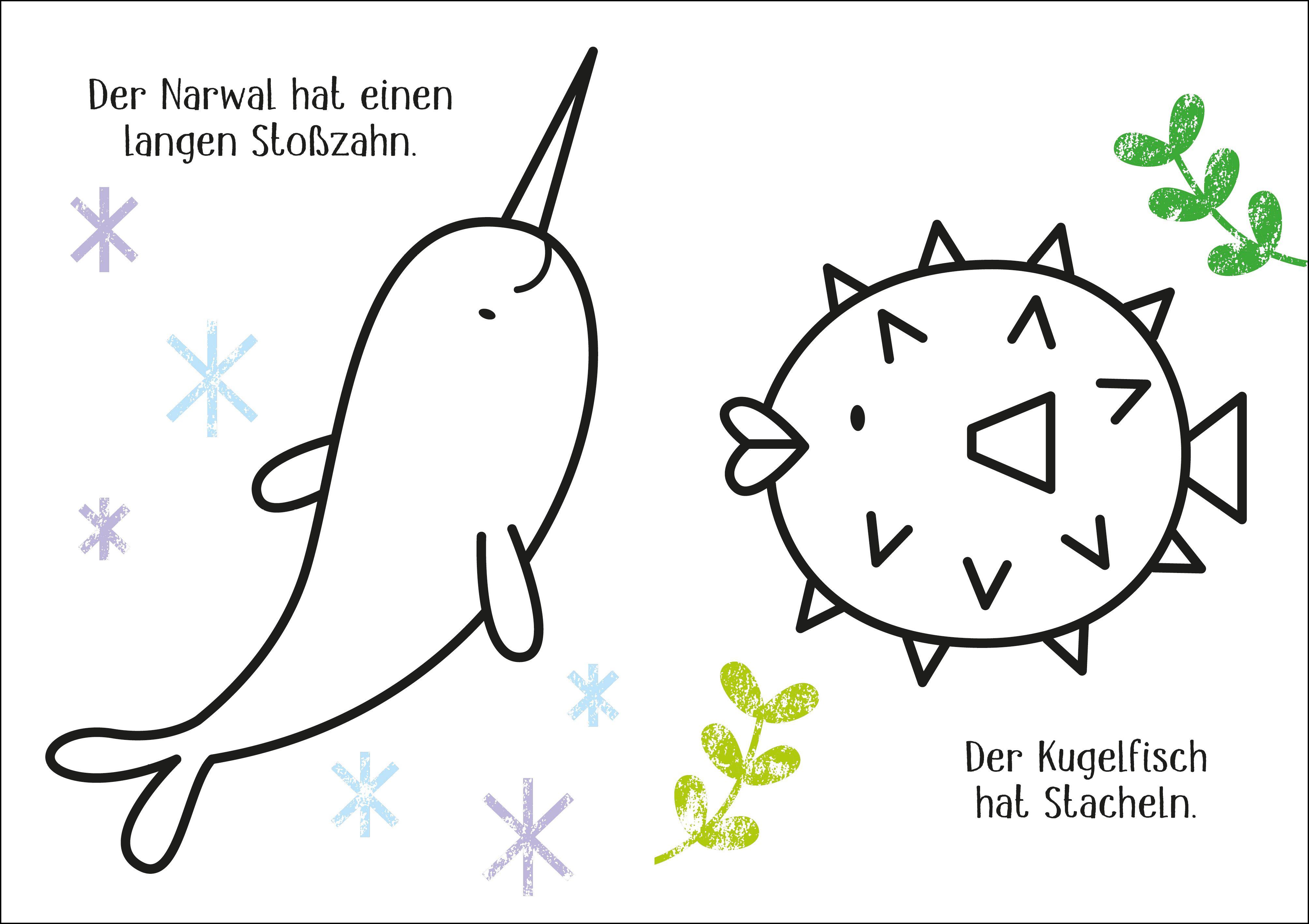 Beispielinhalt (Bild) Allererster Farbenzauber: Im Meer