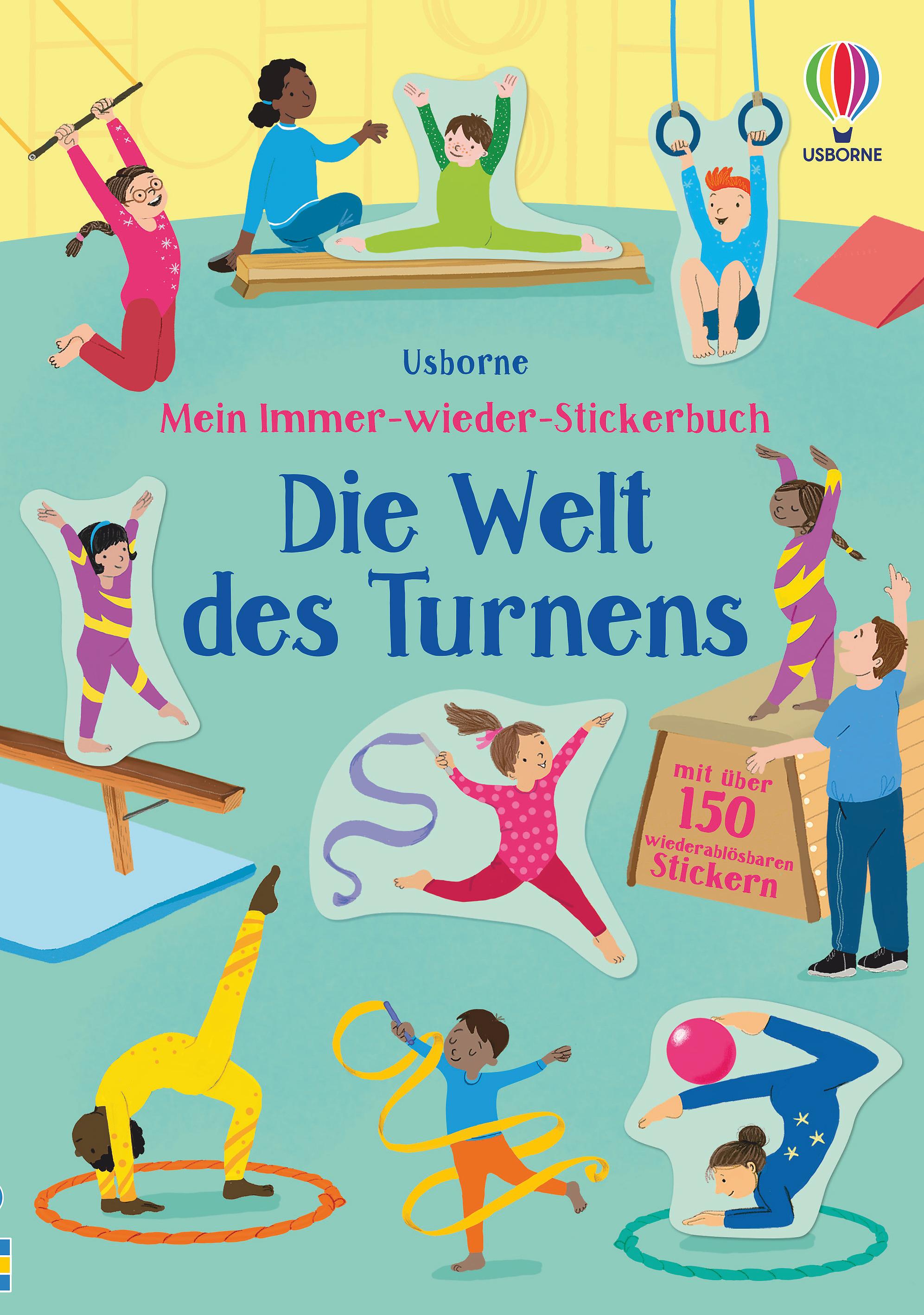 Vorderes Coverbild Mein Immer-wieder-Stickerbuch: Die Welt des Turnens