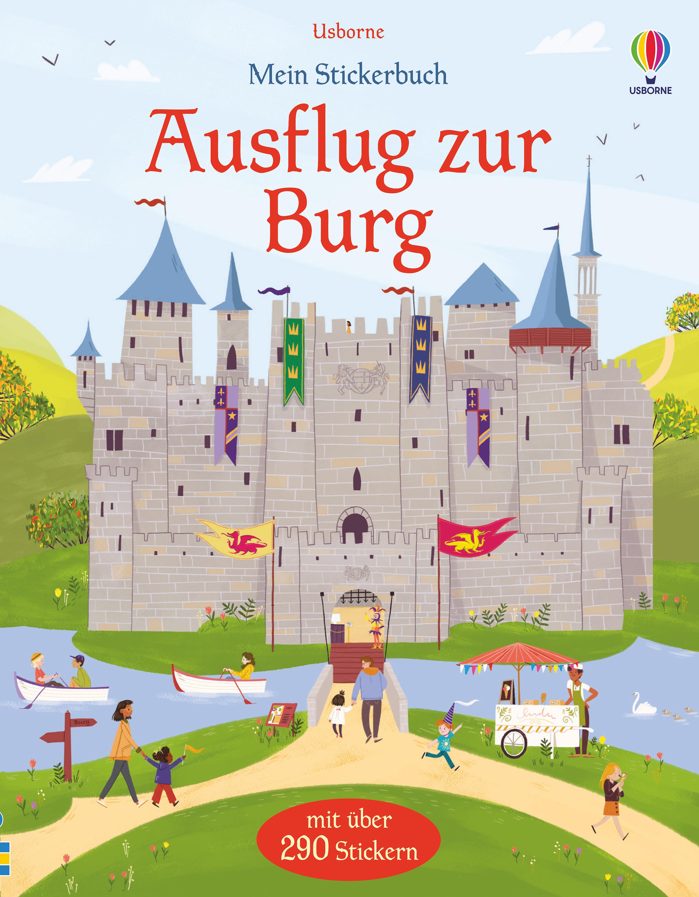 Vorderes Coverbild Mein Stickerbuch: Ausflug zur Burg