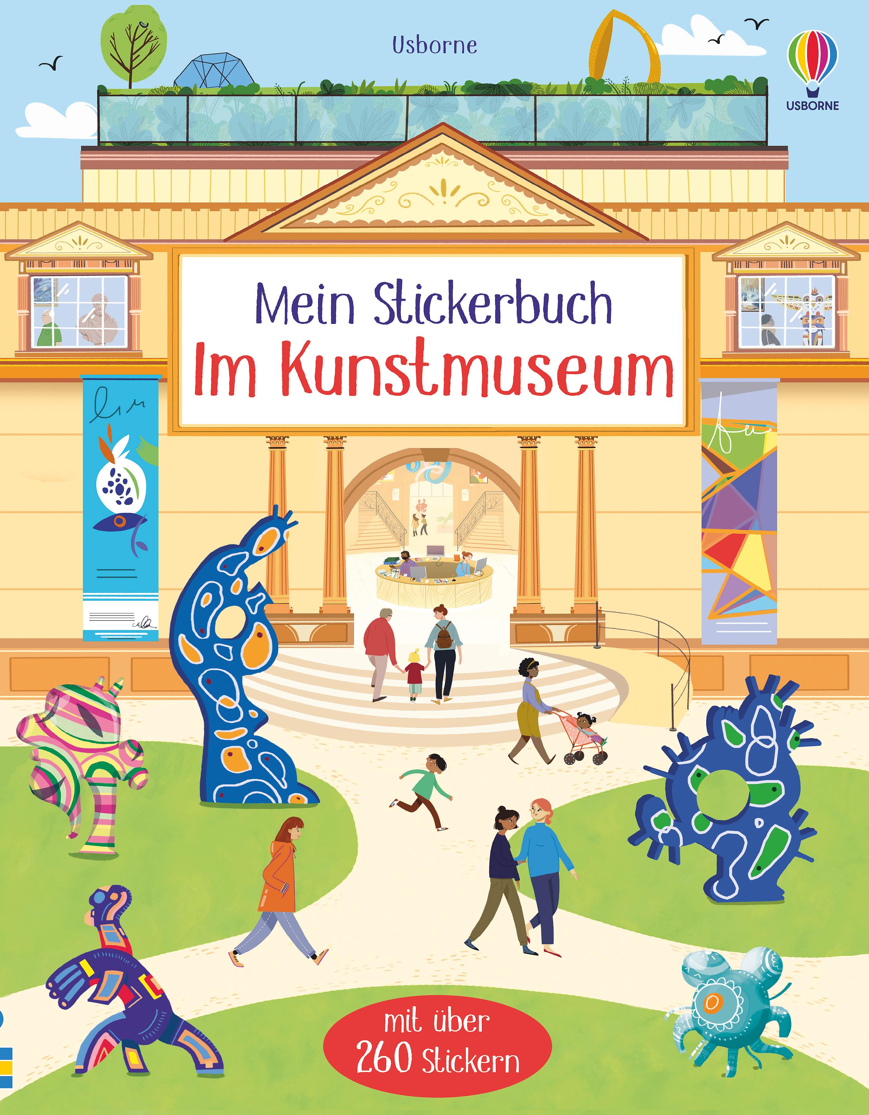 Vorderes Coverbild Mein Stickerbuch: Im Kunstmuseum