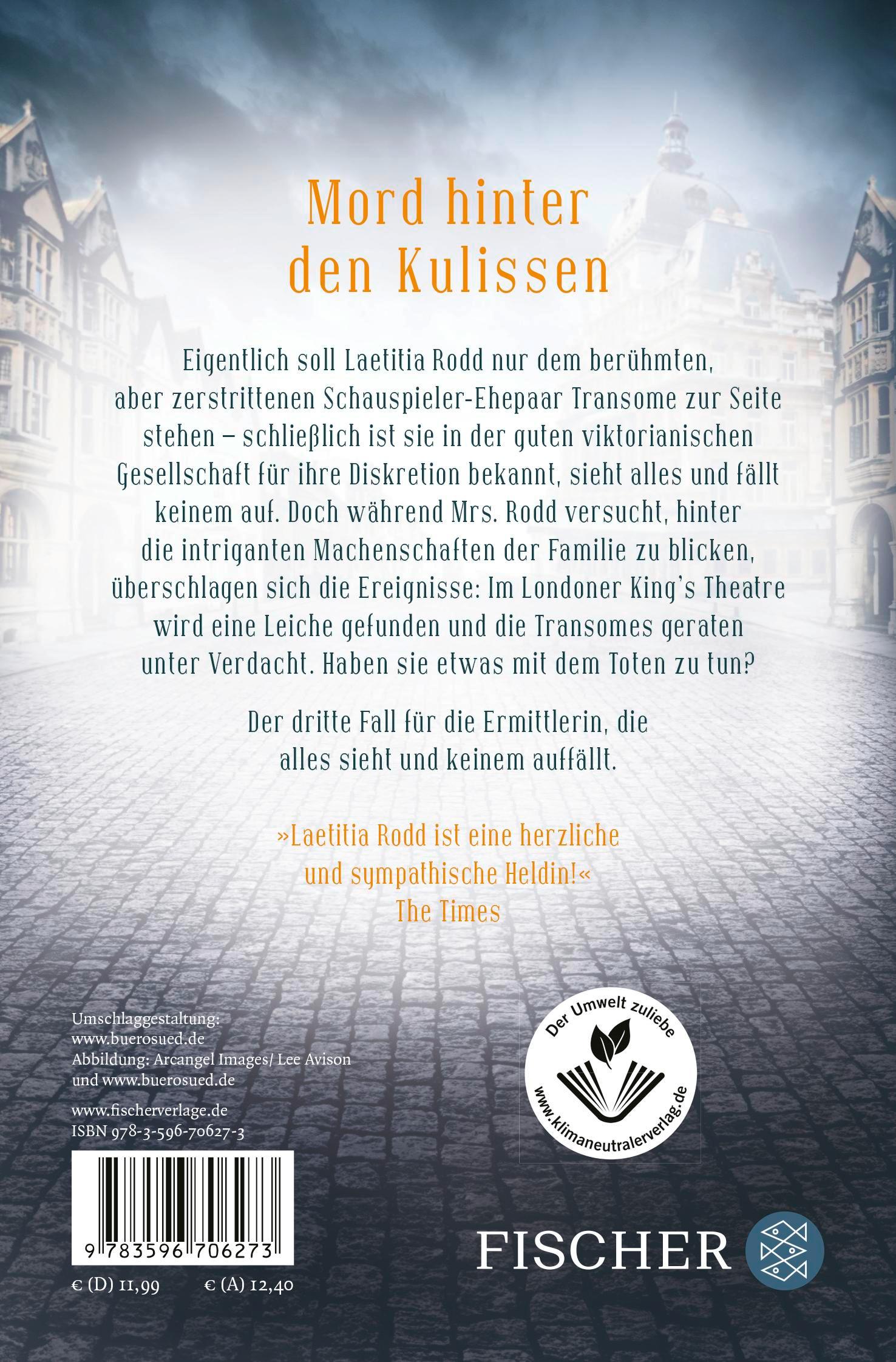Rückseitencover Die Intrigen am King's Theatre