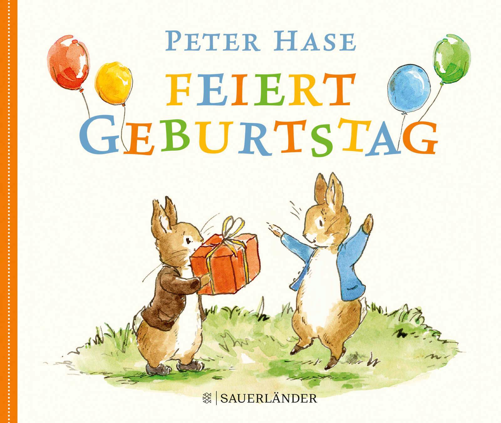 Vorderes Coverbild Peter Hase feiert Geburtstag