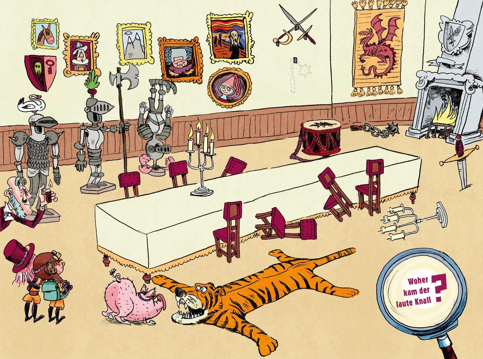 Beispielinhalt (Bild) Der Monsterjäger-Club 2 - Spuk auf Burg Alb