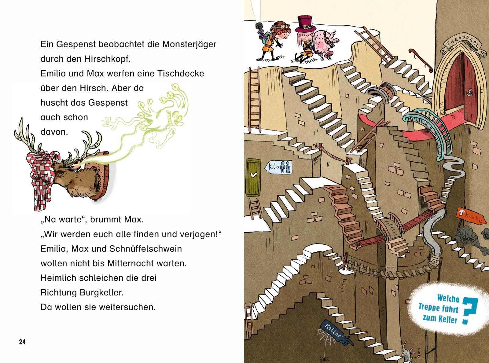 Beispielinhalt (Bild) Der Monsterjäger-Club 2 - Spuk auf Burg Alb