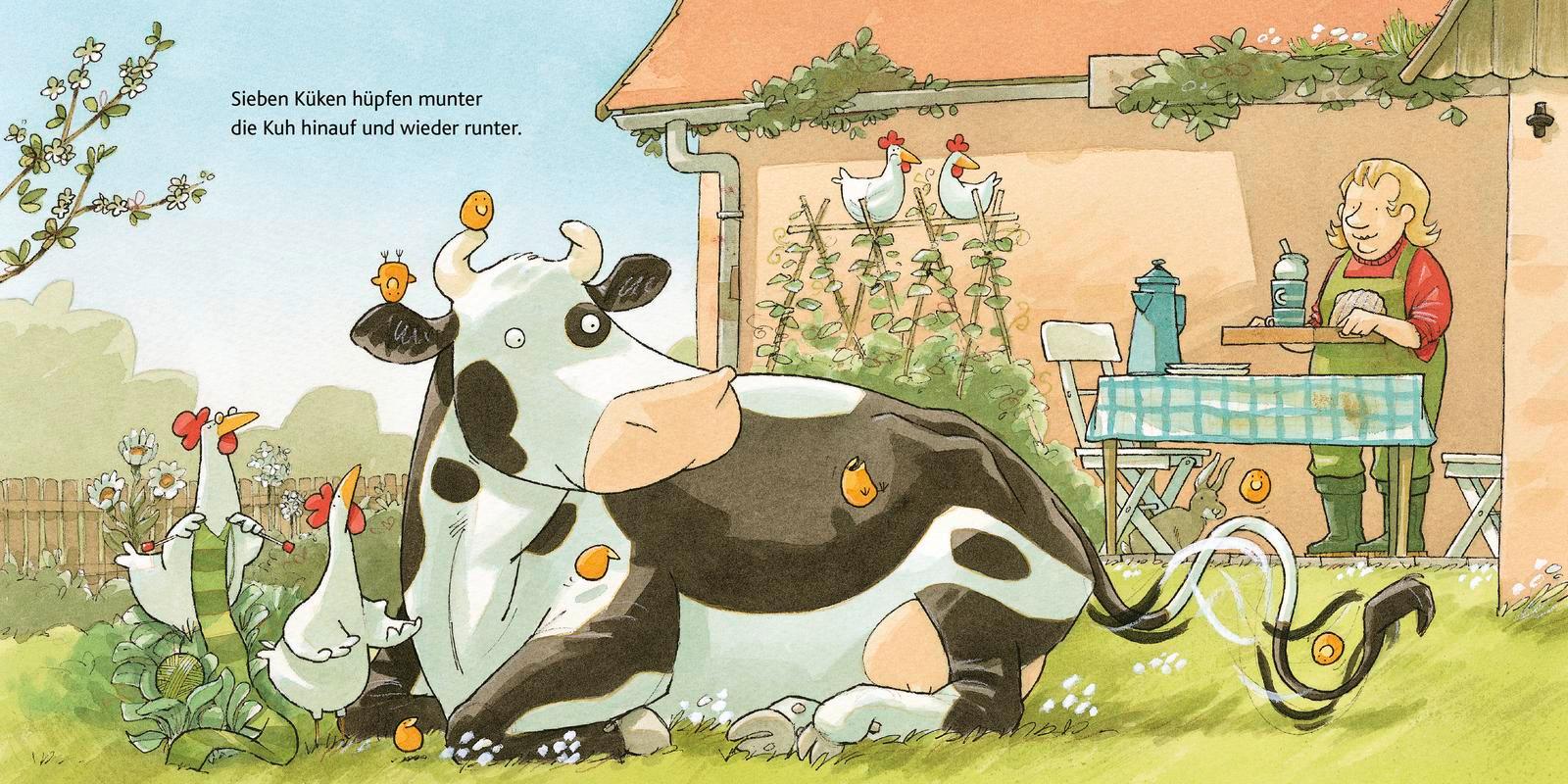 Beispielinhalt (Bild) Lieselotte freut sich auf den Frühling