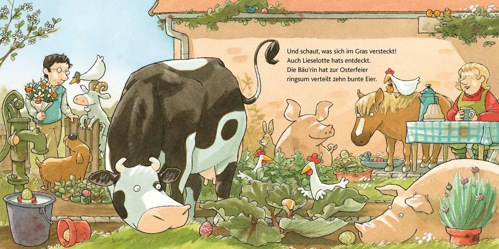 Beispielinhalt (Bild) Lieselotte freut sich auf den Frühling