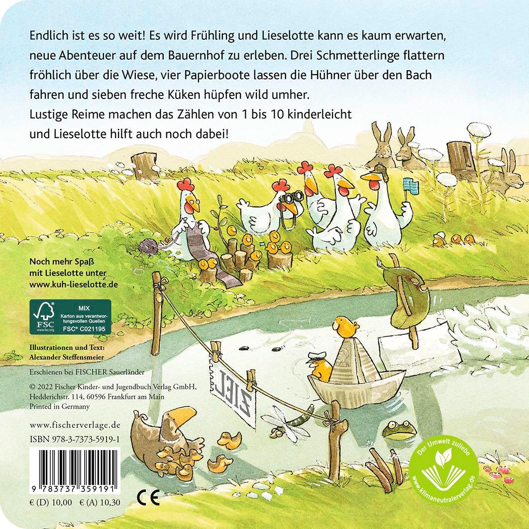 Rückseitencover Lieselotte freut sich auf den Frühling