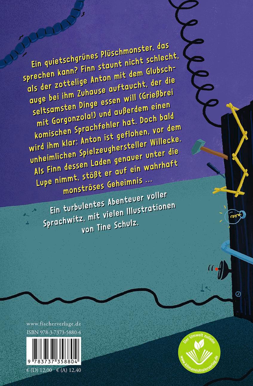 Rückseitencover Finn und die monsterige Rückwärtsmaschine