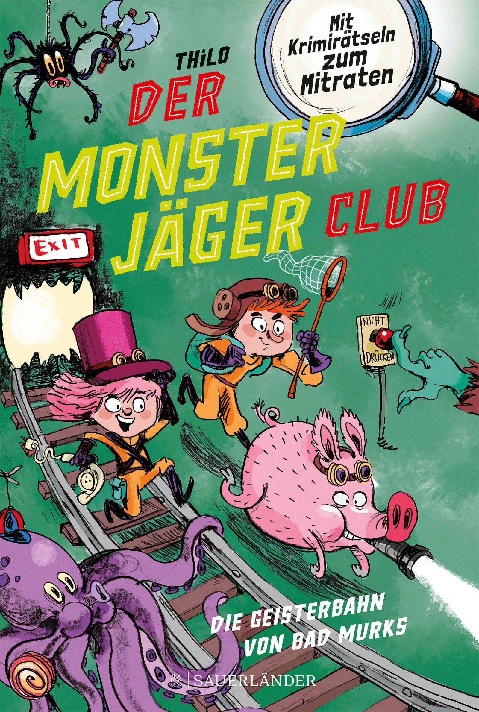 Vorderes Coverbild Der Monsterjäger-Club 1 - Die Geisterbahn von Bad Murks