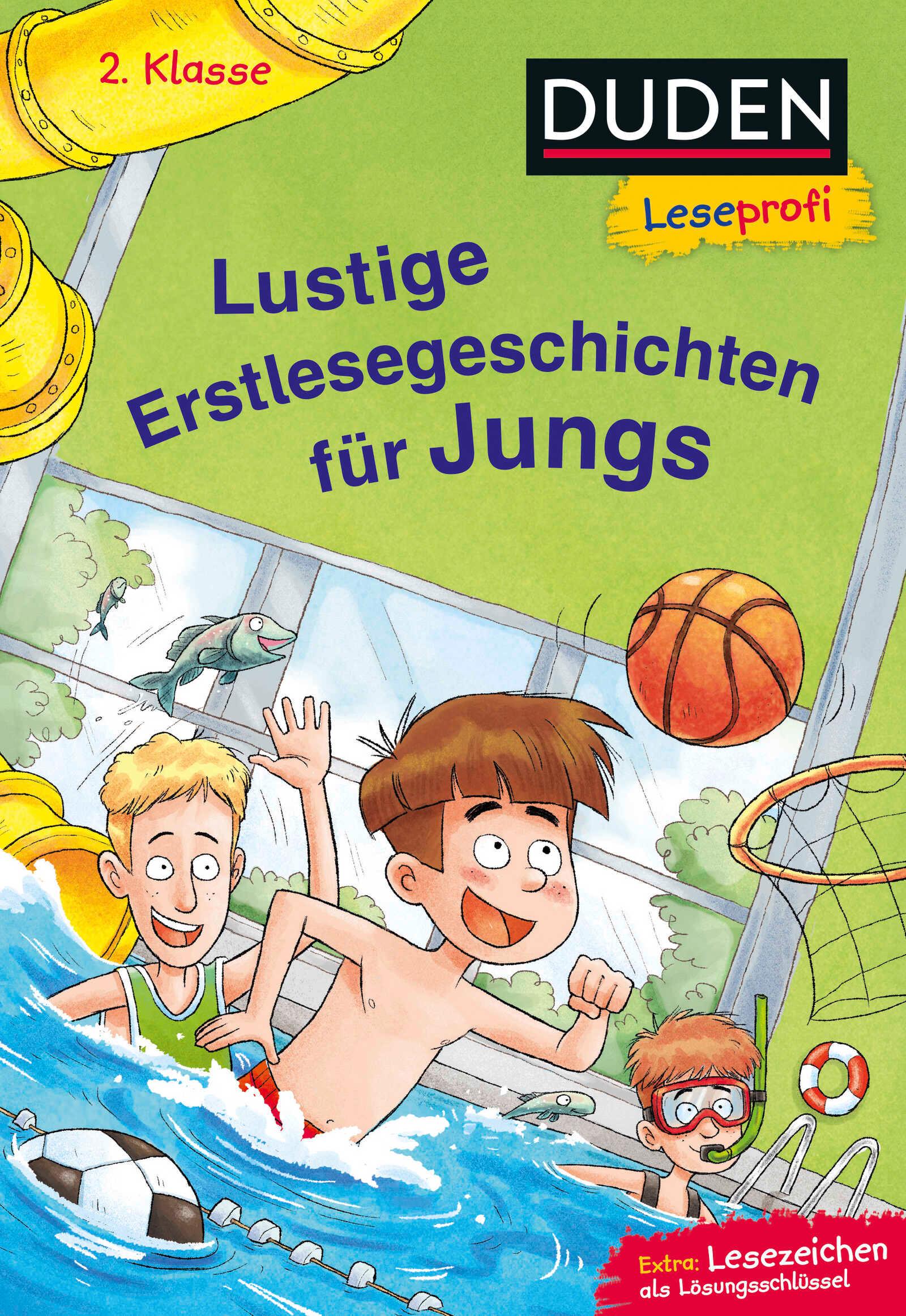 Vorderes Coverbild Duden Leseprofi - Lustige Erstlesegeschichten für Jungs, 2. Klasse (Doppelband)