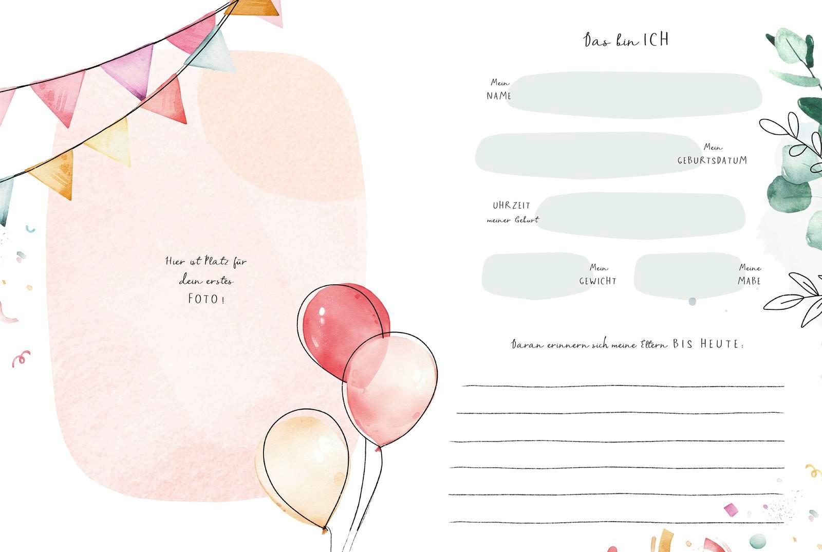 Beispielinhalt (Bild) Wir feiern, dass es dich gibt!