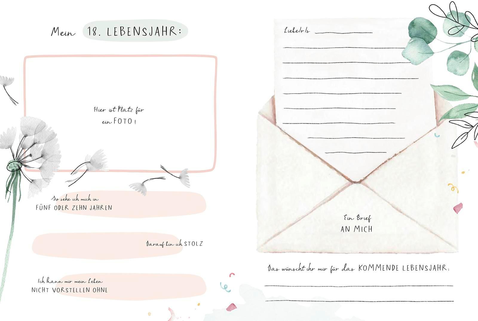 Beispielinhalt (Bild) Wir feiern, dass es dich gibt!