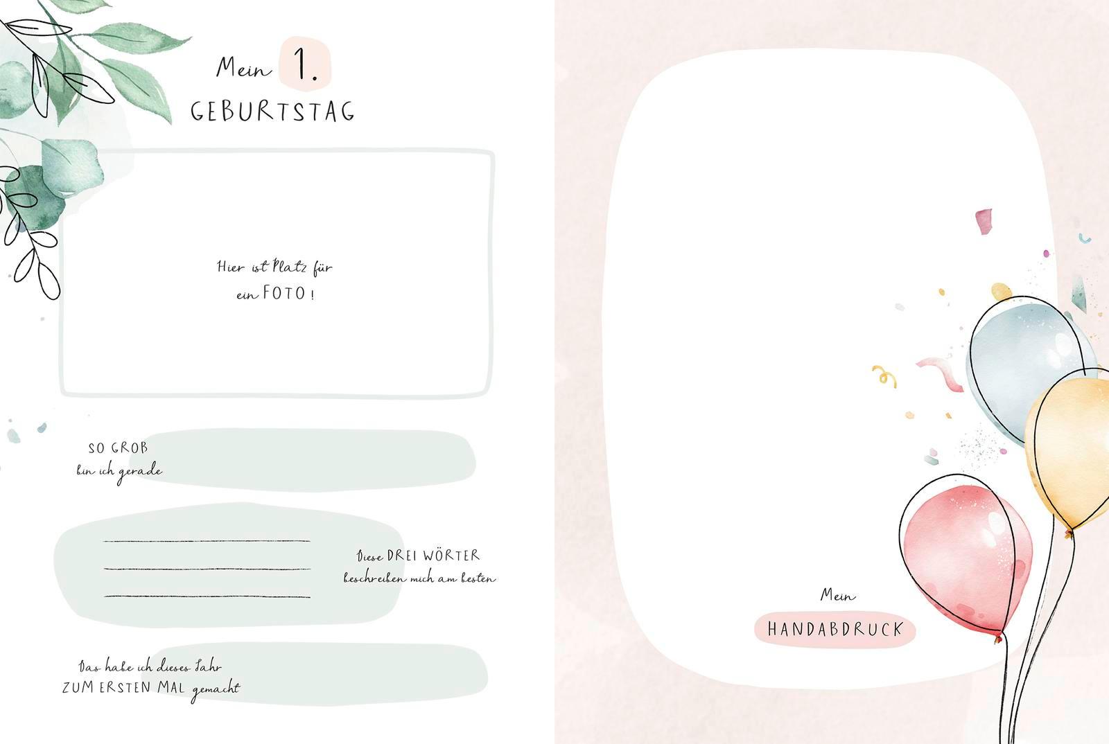 Beispielinhalt (Bild) Wir feiern, dass es dich gibt!