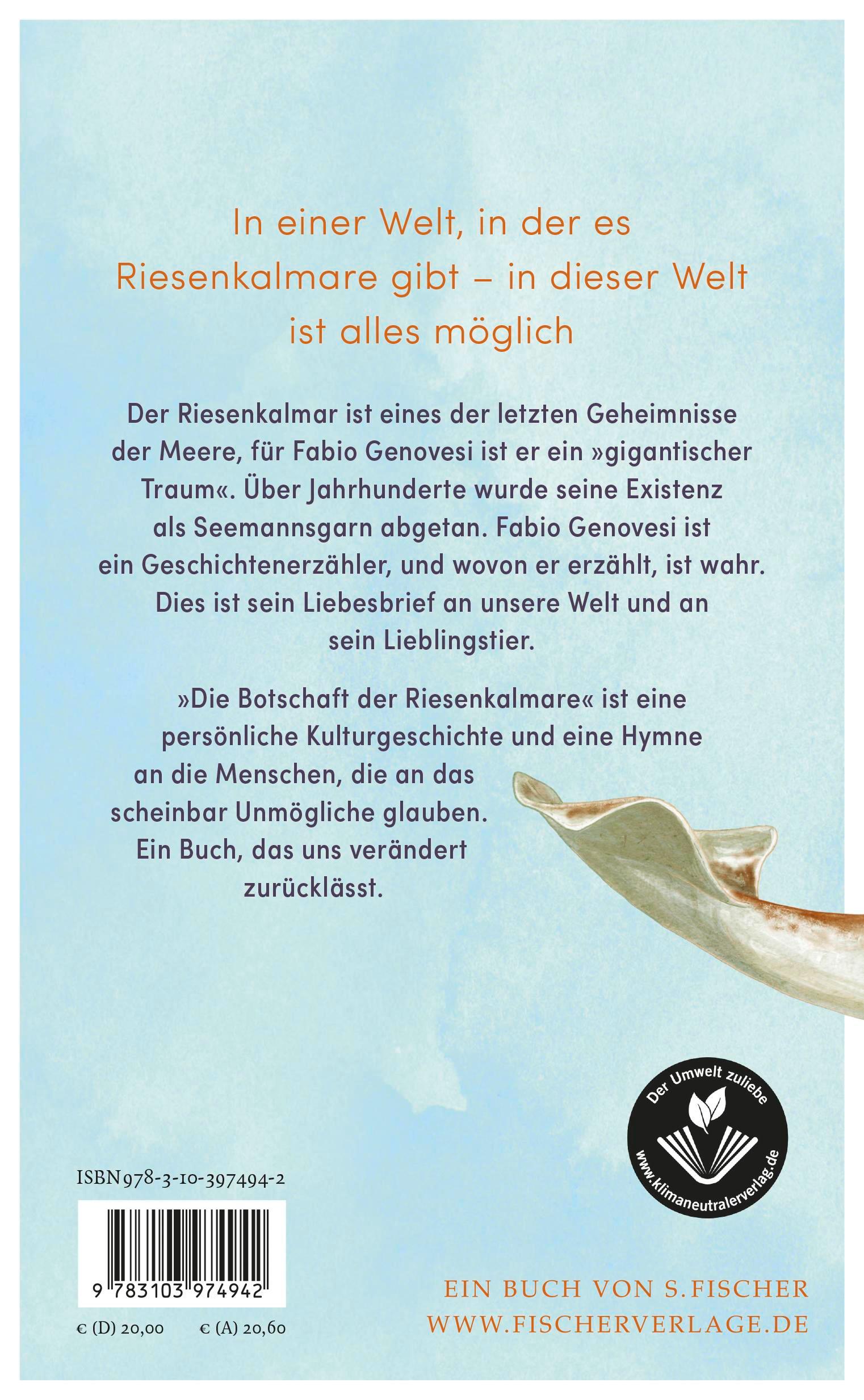 Rückseitencover Die Botschaft der Riesenkalmare