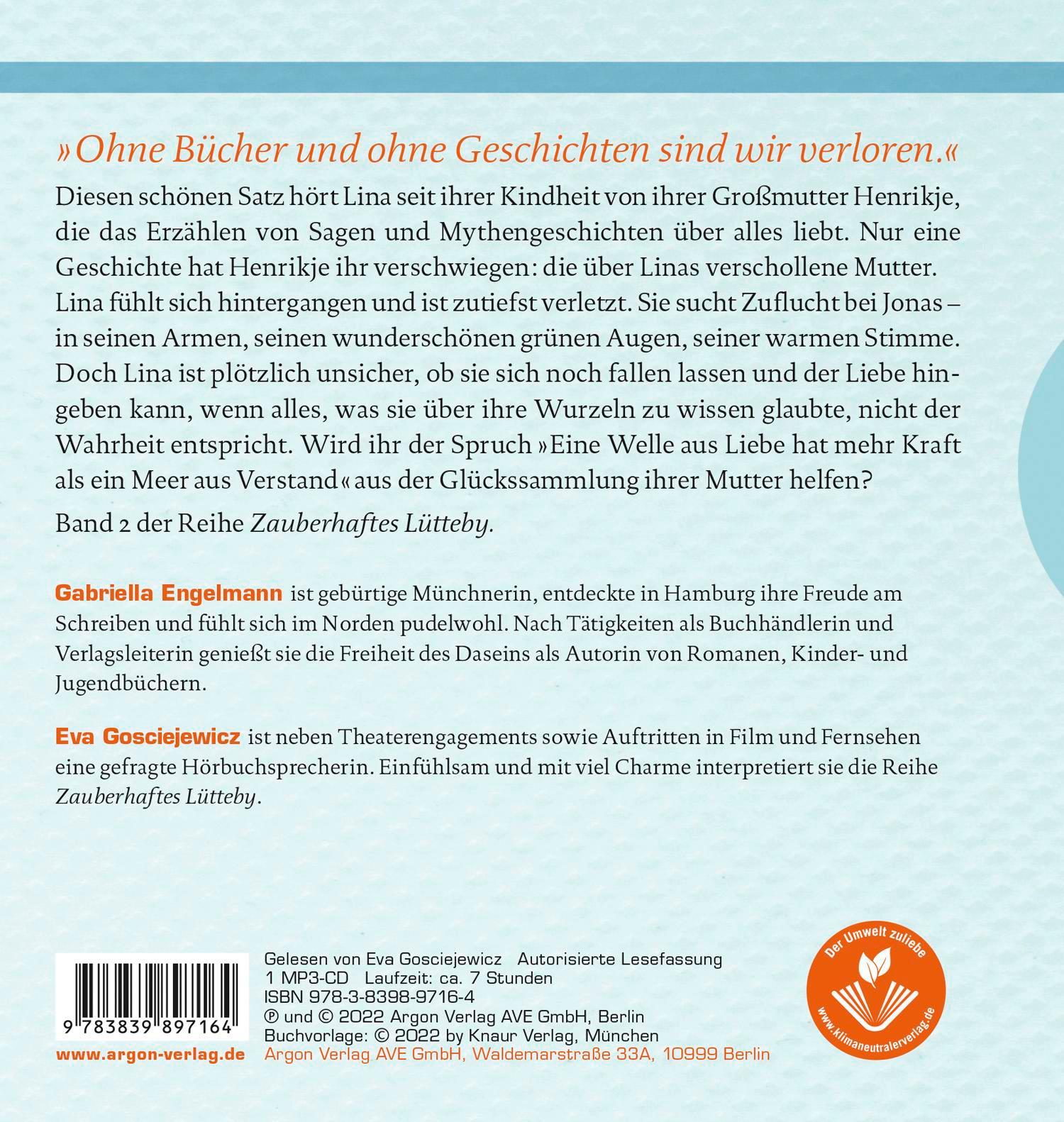 Rückseitencover Das Glück kommt in Wellen