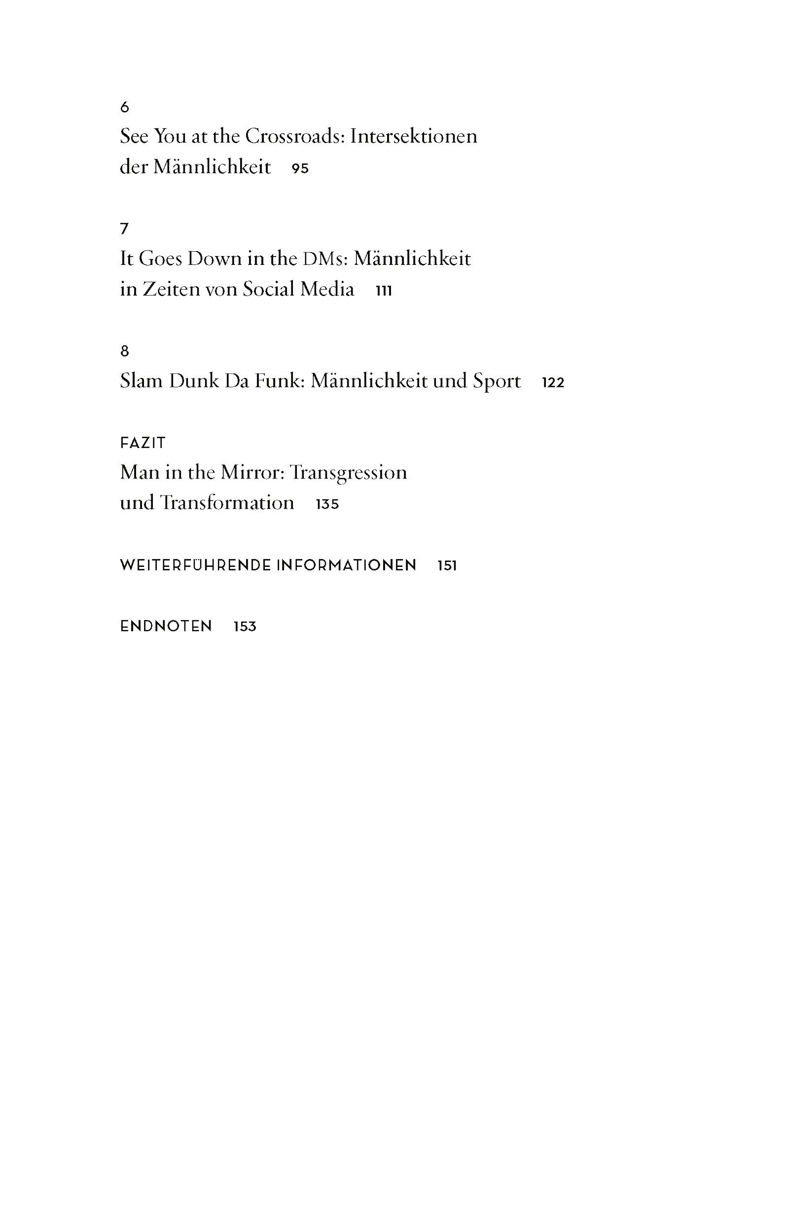 Beispielinhalt (Bild) Sei kein Mann