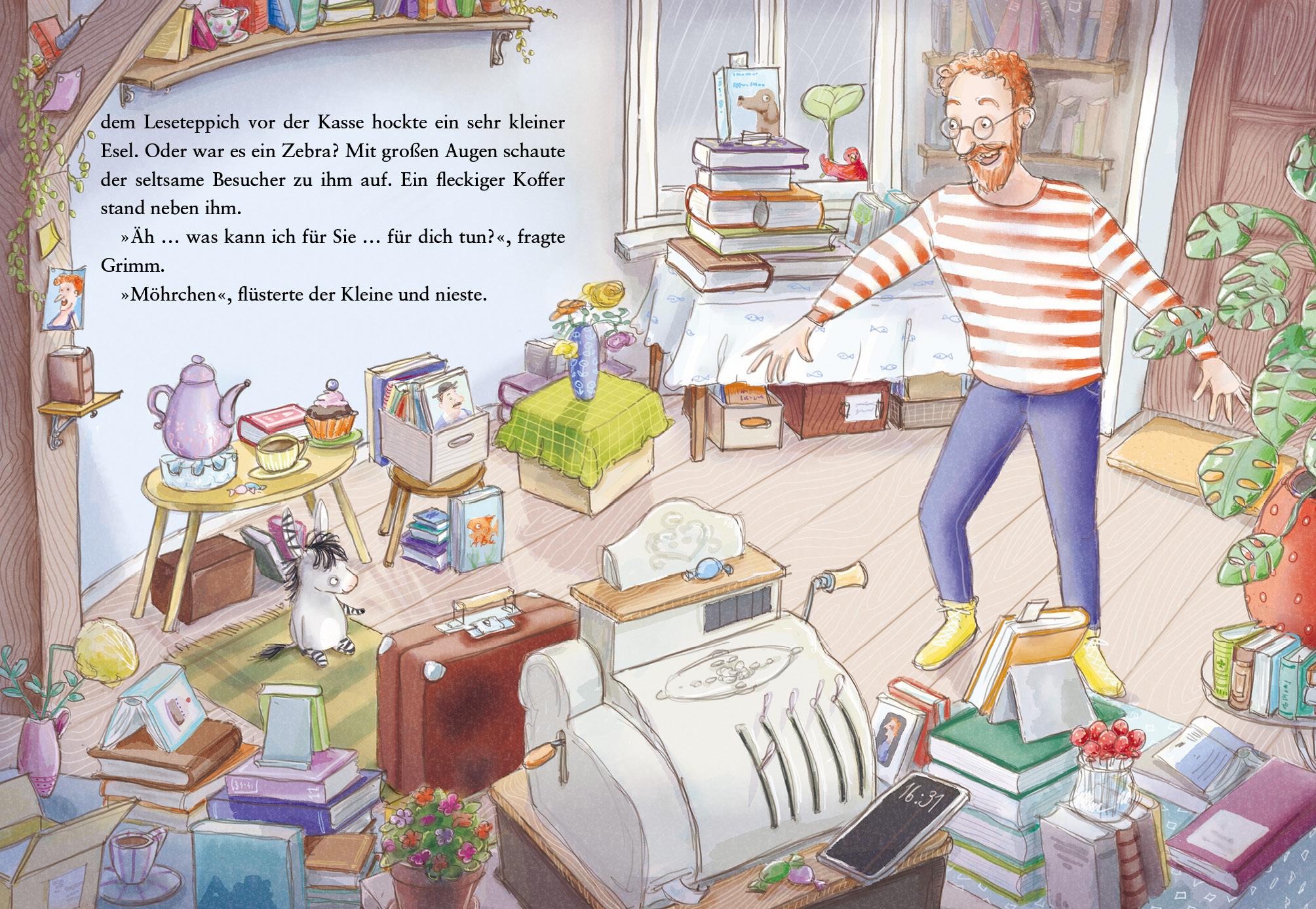 Beispielinhalt (Bild) Grimm und Möhrchen - Ein Zesel zieht ein