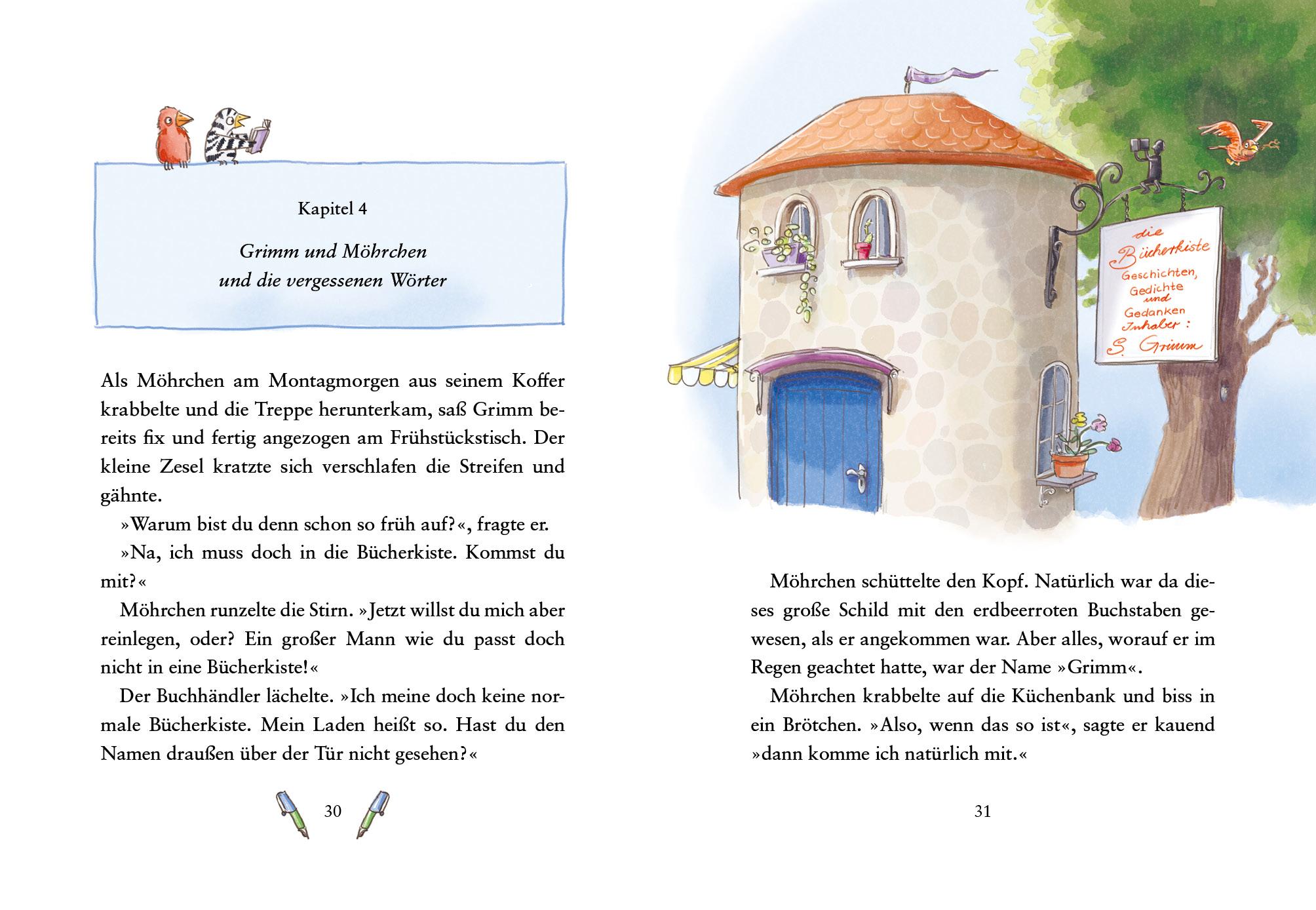 Beispielinhalt (Bild) Grimm und Möhrchen - Ein Zesel zieht ein