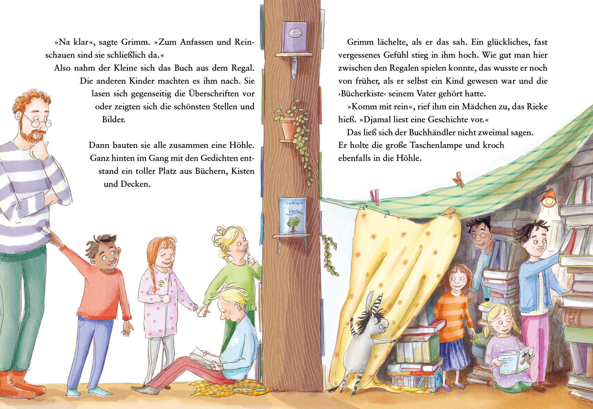 Beispielinhalt (Bild) Grimm und Möhrchen - Ein Zesel zieht ein