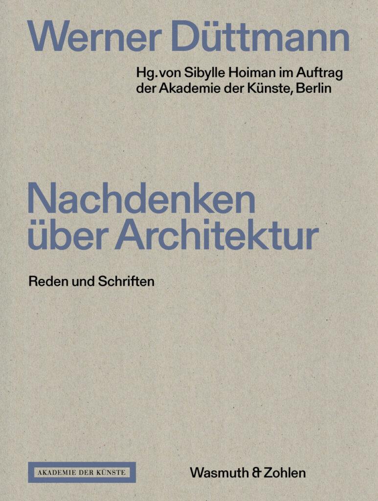 Vorderes Coverbild Nachdenken über Architektur