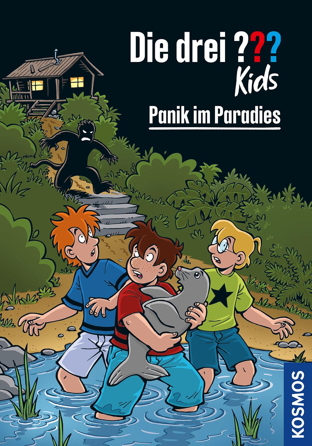 Vorderes Coverbild Die drei ??? Kids, 1, Panik im Paradies (drei Fragezeichen)