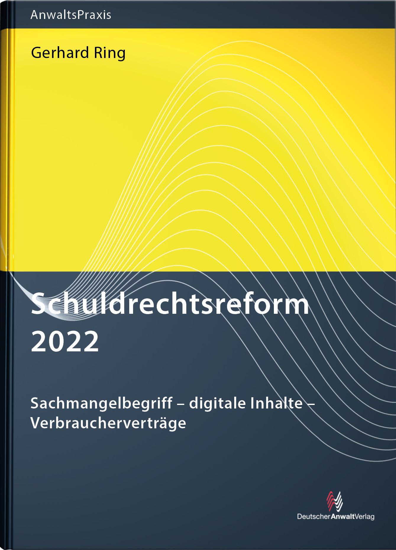 Vorderes Coverbild Schuldrechtsreform 2022