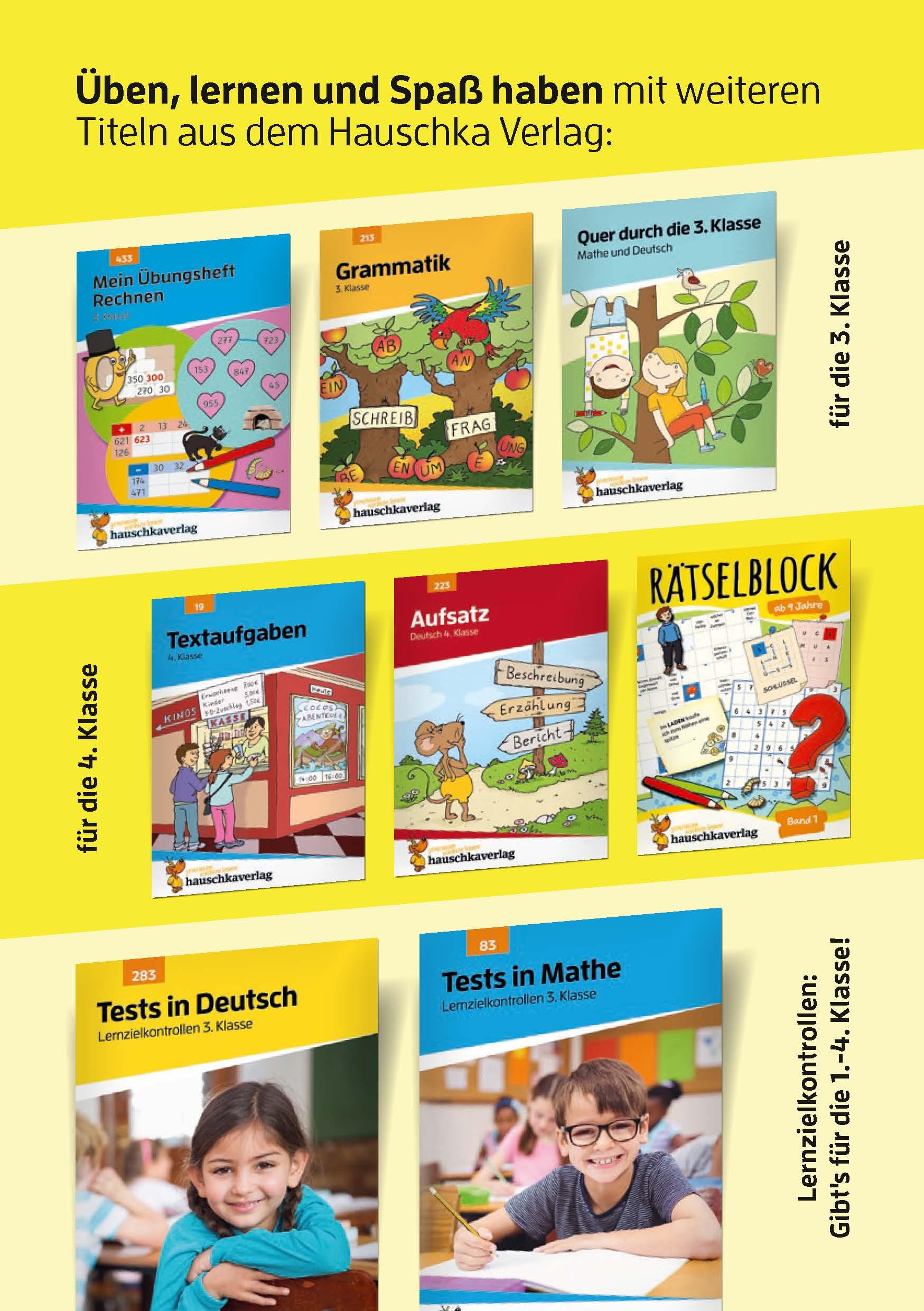 Beispielinhalt (Bild) Mein Übungsheft Rechtschreiben 3. Klasse