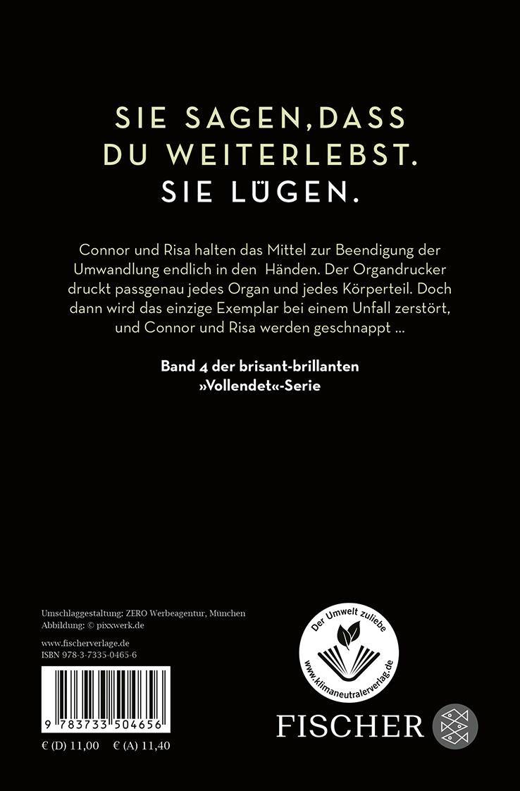 Rückseitencover Vollendet - Die Wahrheit