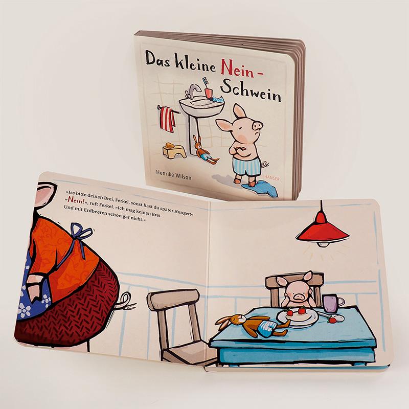 Beispielinhalt (Bild) Das kleine Nein-Schwein
