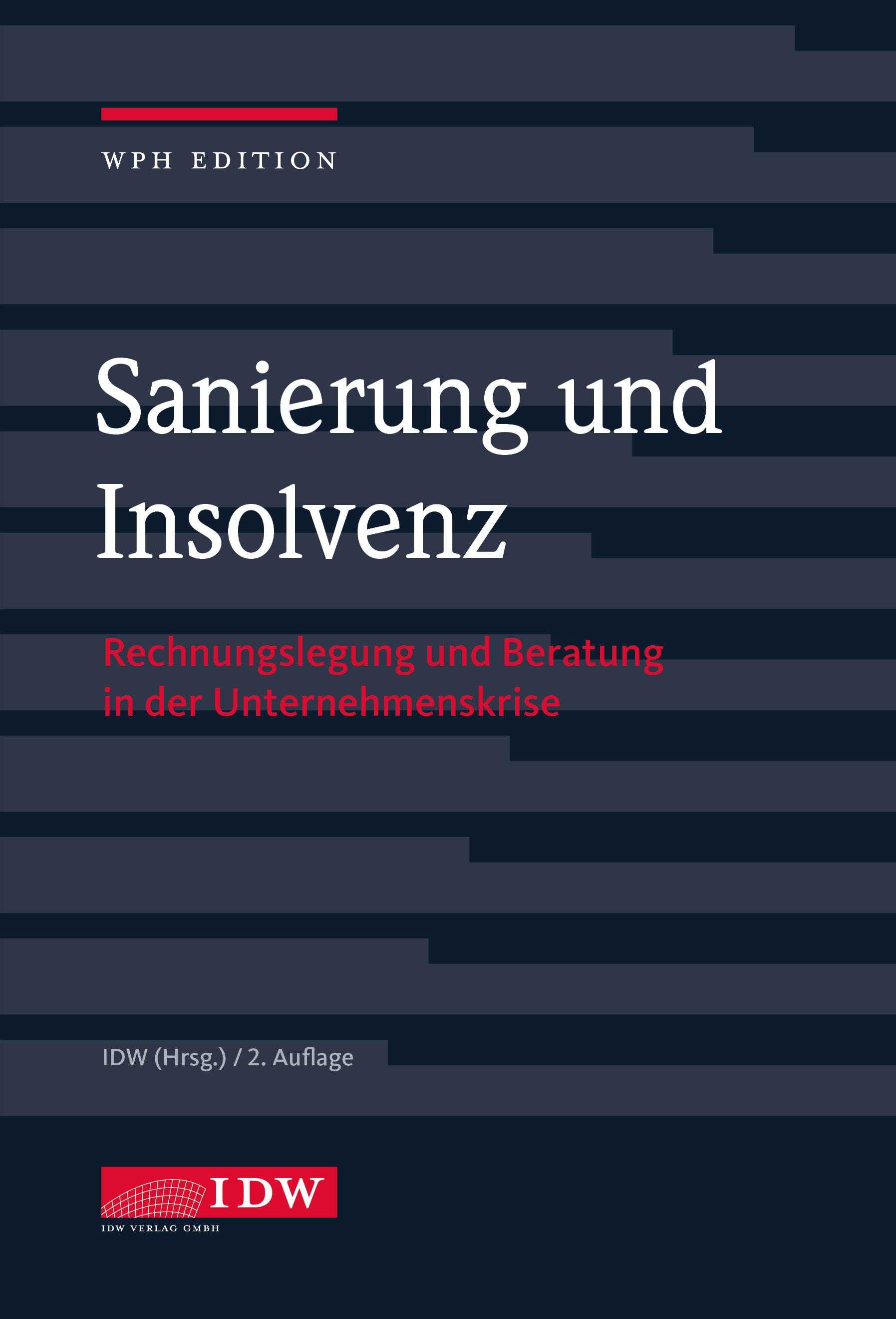 Vorderes Coverbild Sanierung und Insolvenz 2022