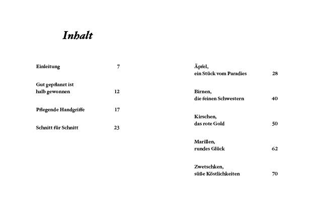 Beispielinhalt (Bild) Das große kleine Buch: Obstbäume in unserem Garten