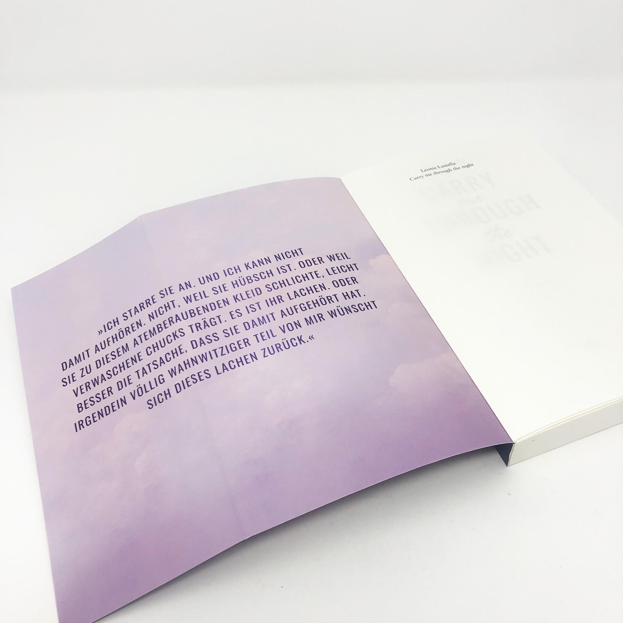 Beispielinhalt (Bild) Carry me through the night