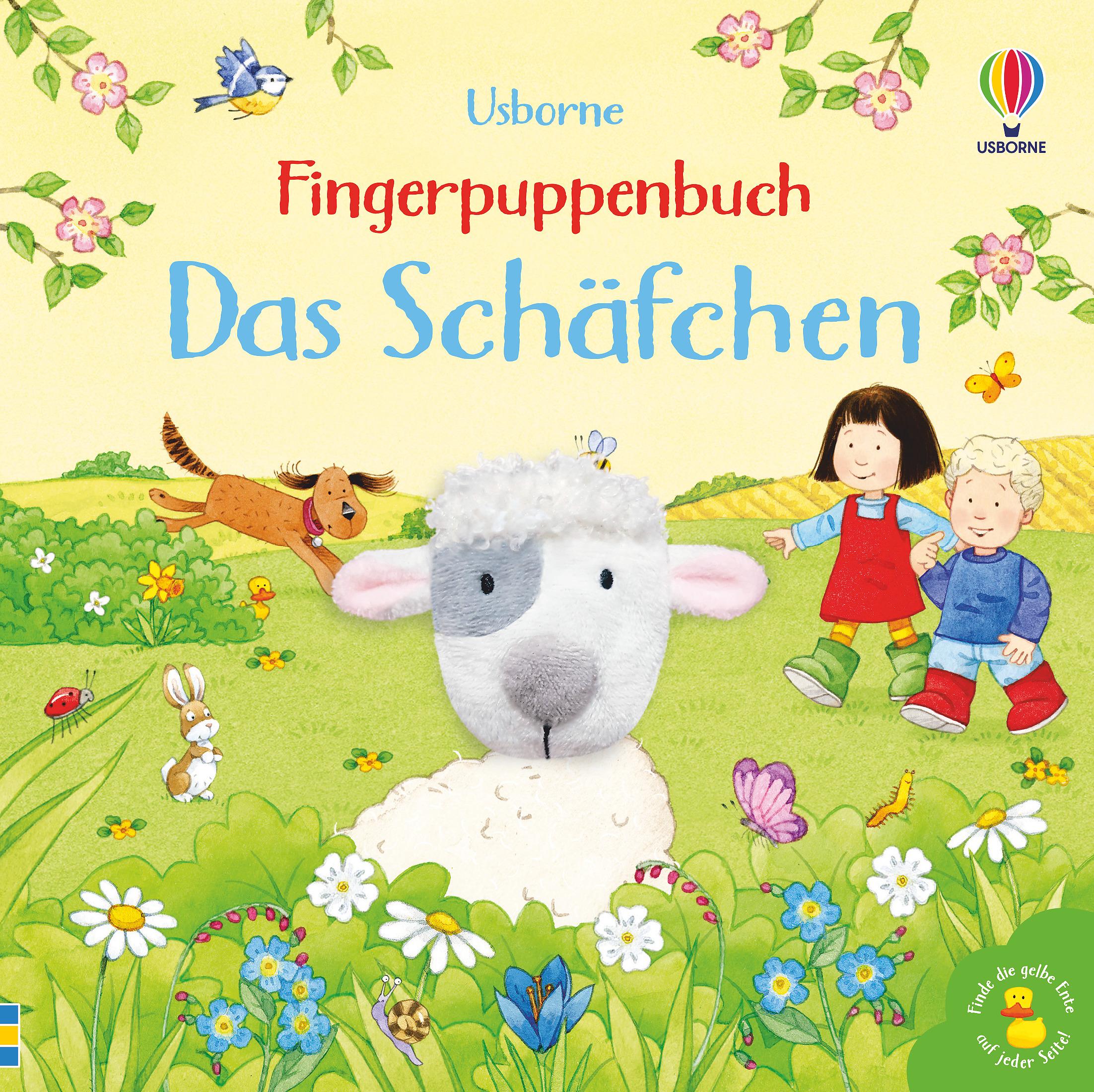 Vorderes Coverbild Fingerpuppenbuch: Das Schäfchen