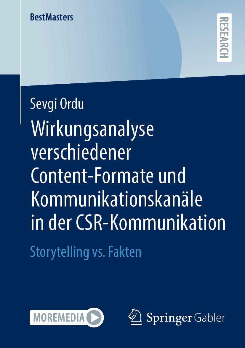 Vorderes Coverbild Wirkungsanalyse verschiedener Content-Formate und Kommunikationskanäle in der CSR-Kommunikation