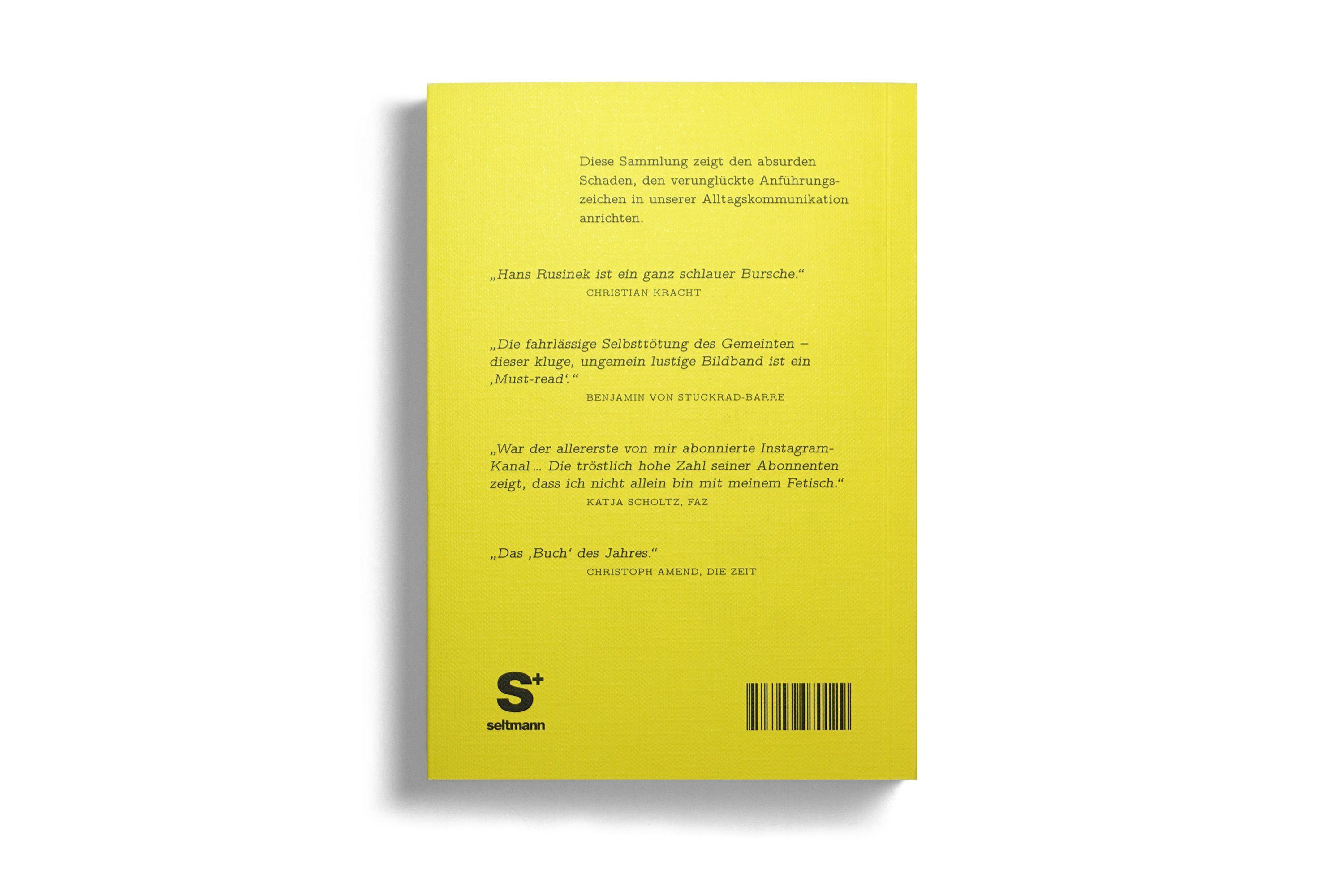Beispielinhalt (Bild) Das Buch der absurden Anführungszeichen
