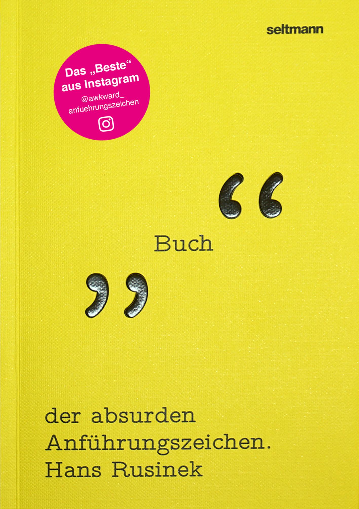 Vorderes Coverbild Das Buch der absurden Anführungszeichen