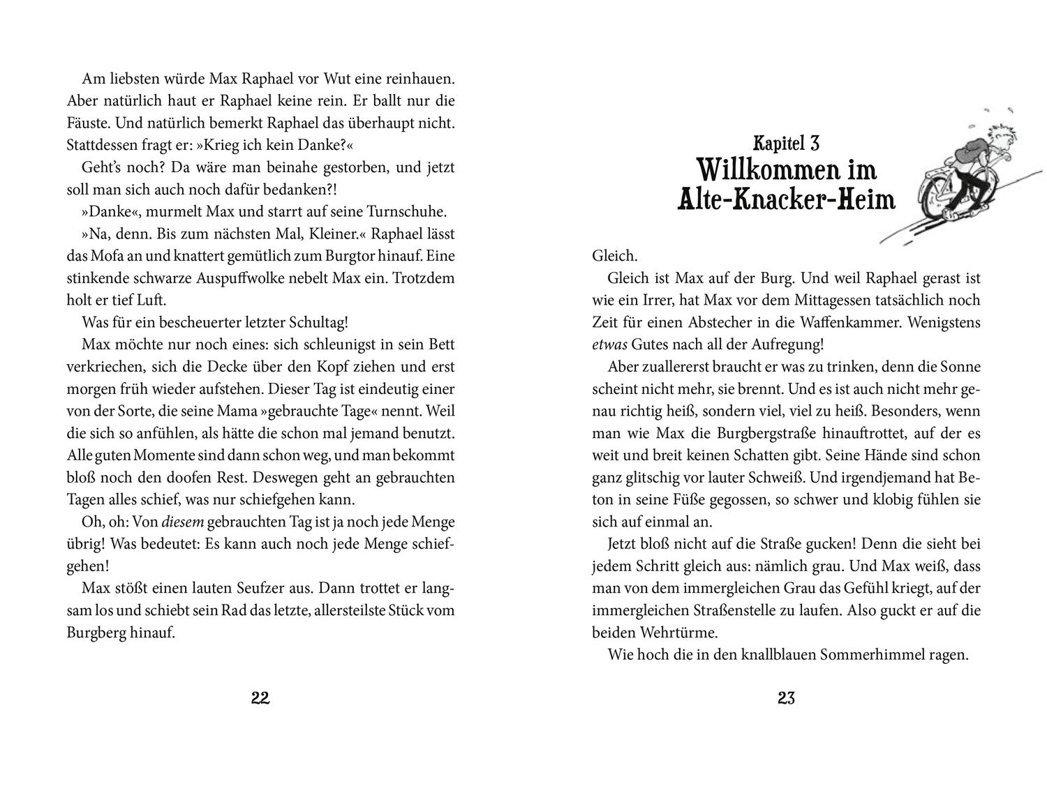 Beispielinhalt (Bild) Max und die wilde 7 1. Das schwarze Ass