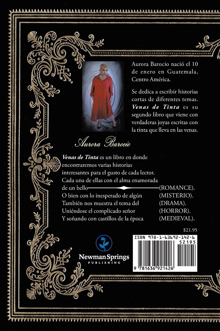 Rückseitencover Venas de Tinta