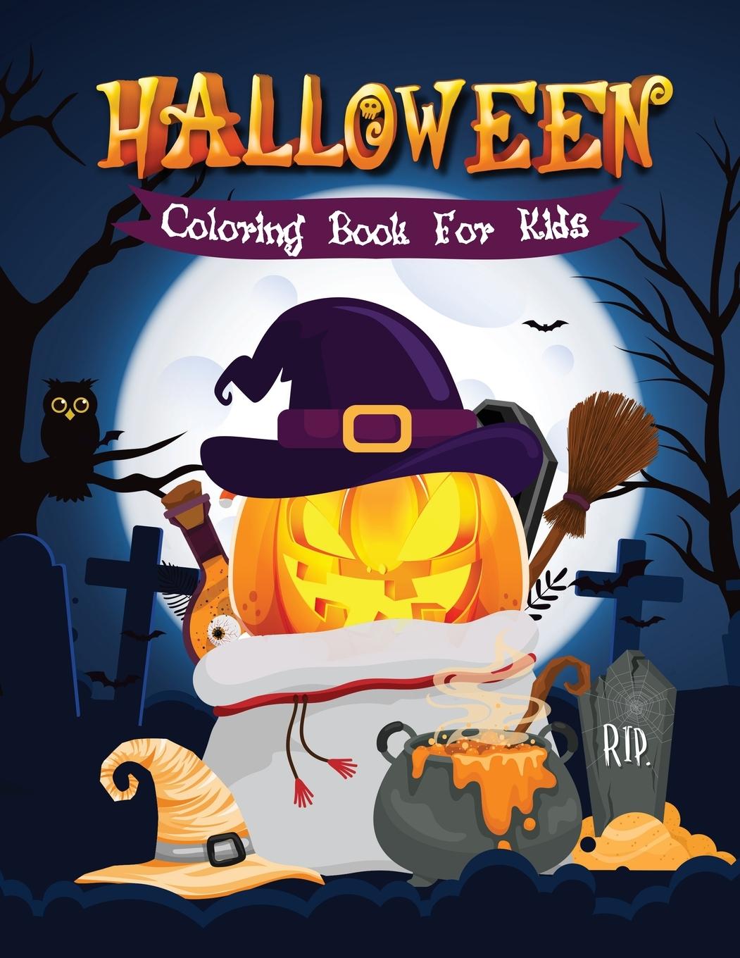 Vorderes Coverbild Halloween Coloring Book for Kids
