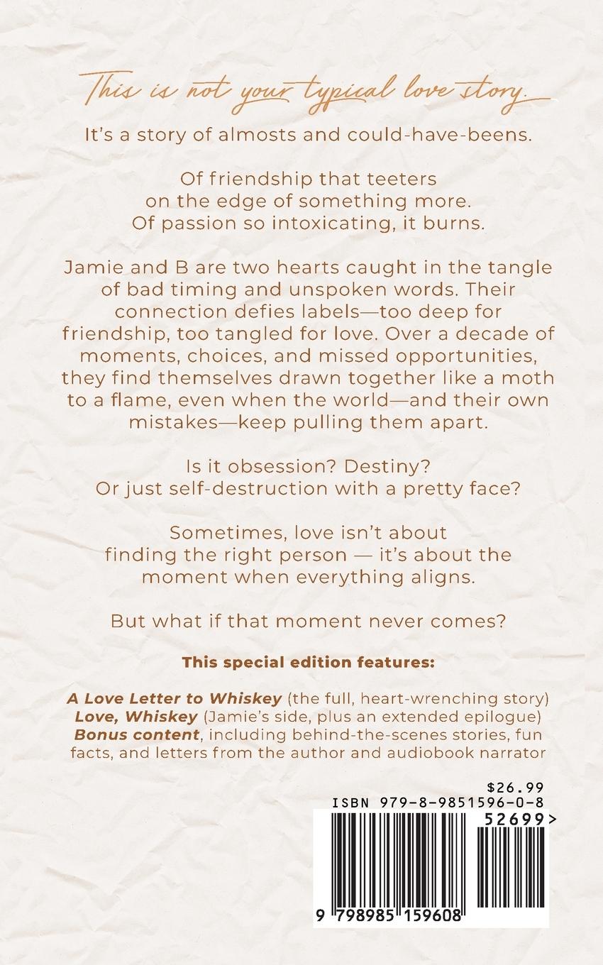 Rückseitencover A Love Letter to Whiskey